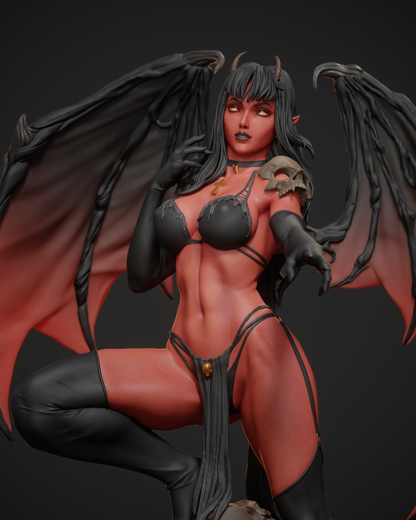 Purgatori - Unassembled and Unpainted Garage Kit - Model Designed by Abe3d