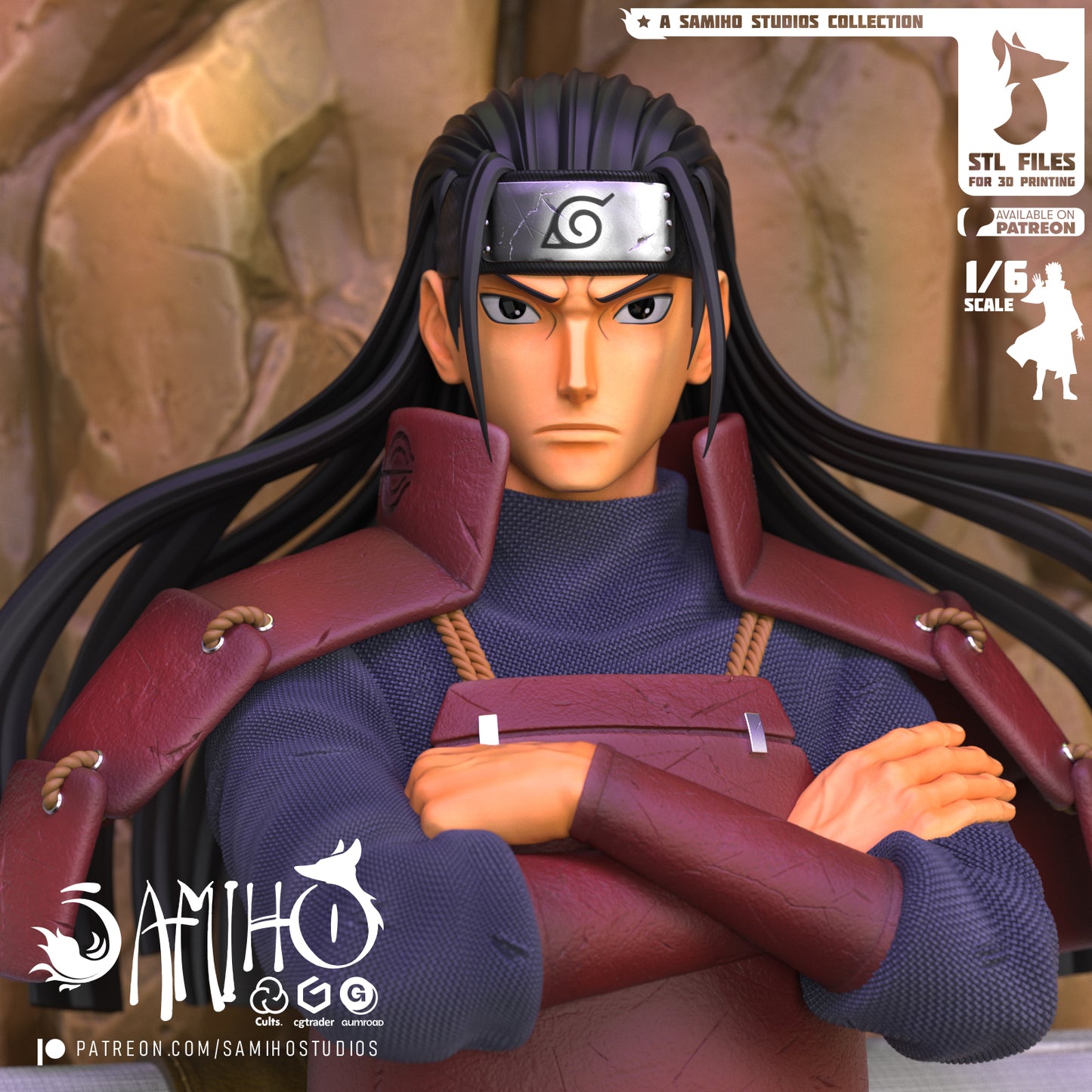 Hashirama - Unassembled and Unpainted Garage Kit - Model Designed by Samiho Studios