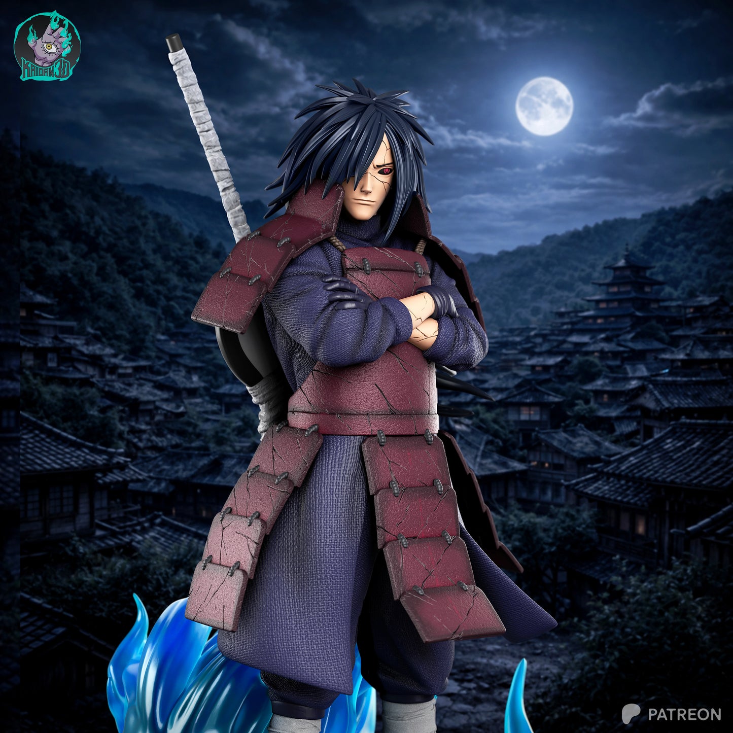 Madara - Unassembled and Unpainted Garage Kit - Model Designed by Kaidan3D