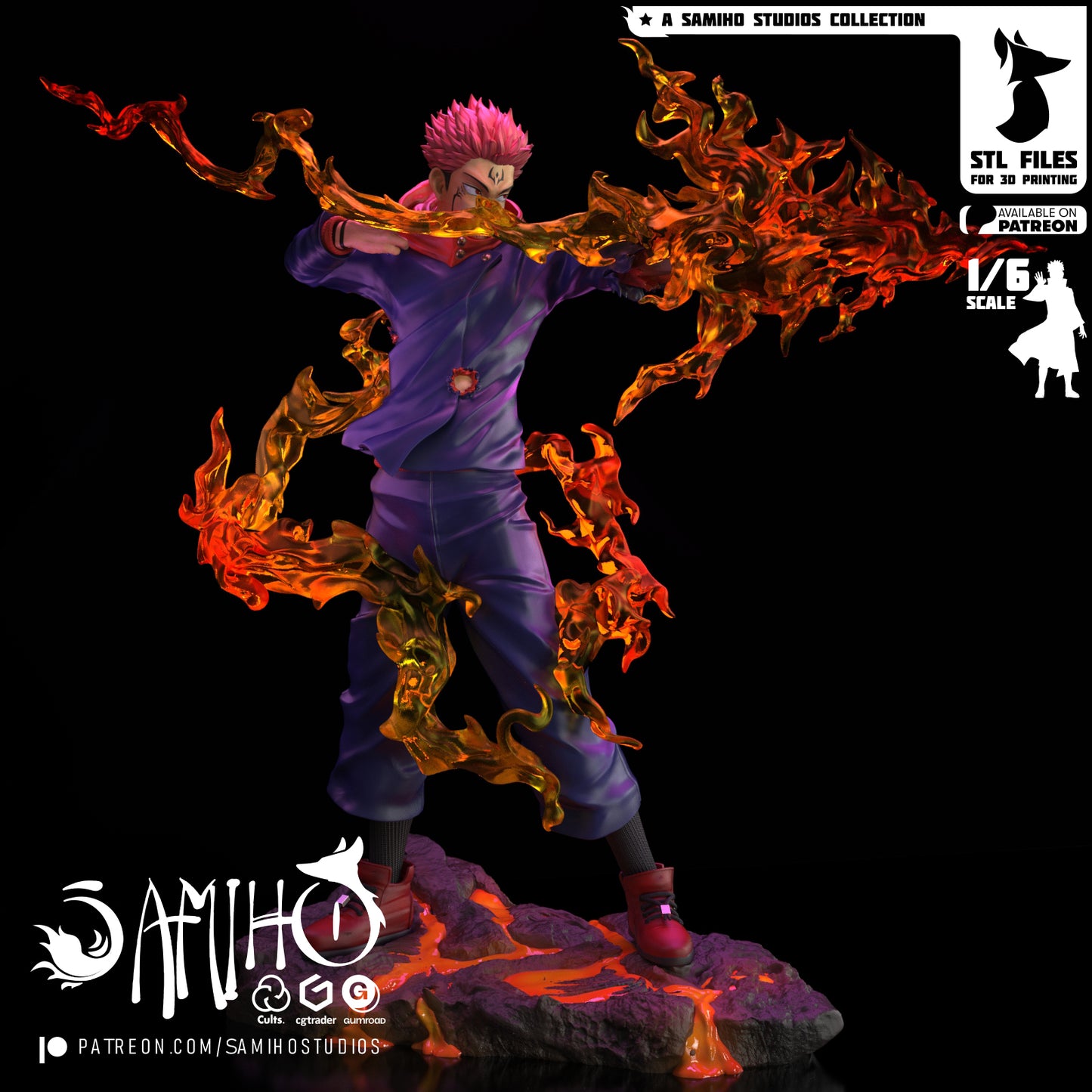 Sakuna - Unassembled and Unpainted Garage Kit - Model Designed by Samiho Studios