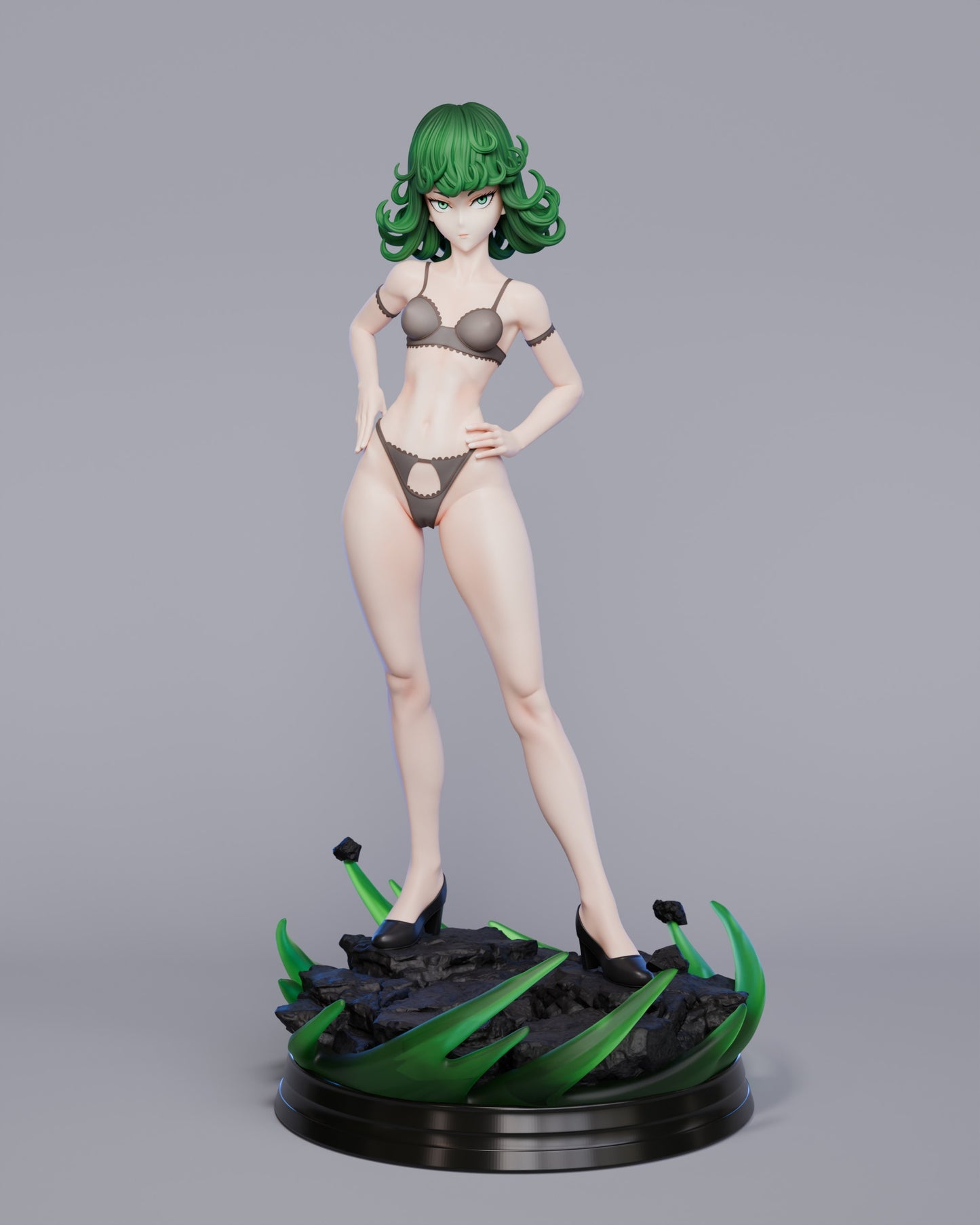 Tatsumaki NSFW - Unassembled and Unpainted Garage Kit - Model Designed by Abe3d/Davi