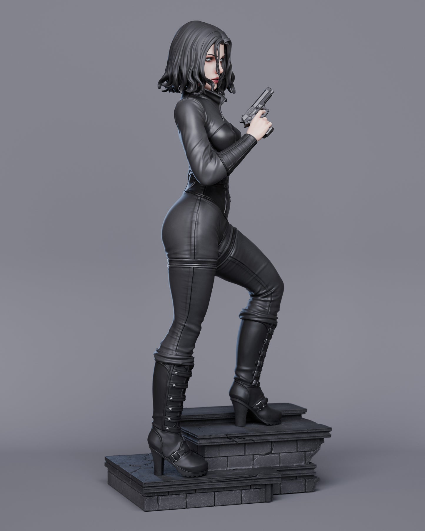 Selene (Underworld) - Unassembled and Unpainted Garage Kit - Model Designed by Abe3d and Davi