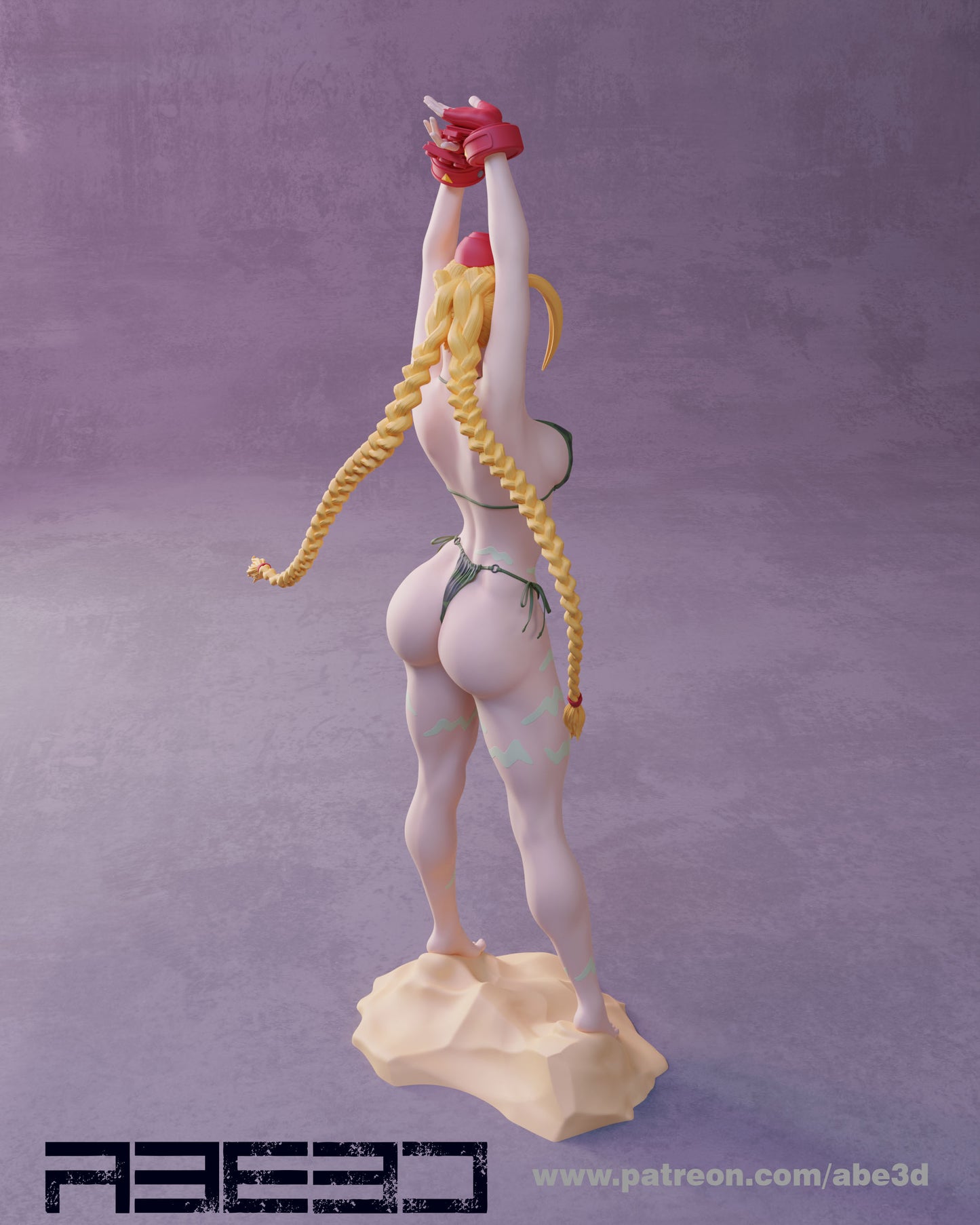 Cammy Bikini - Unassembled and Unpainted Garage Kit - Model Designed by Abe3d
