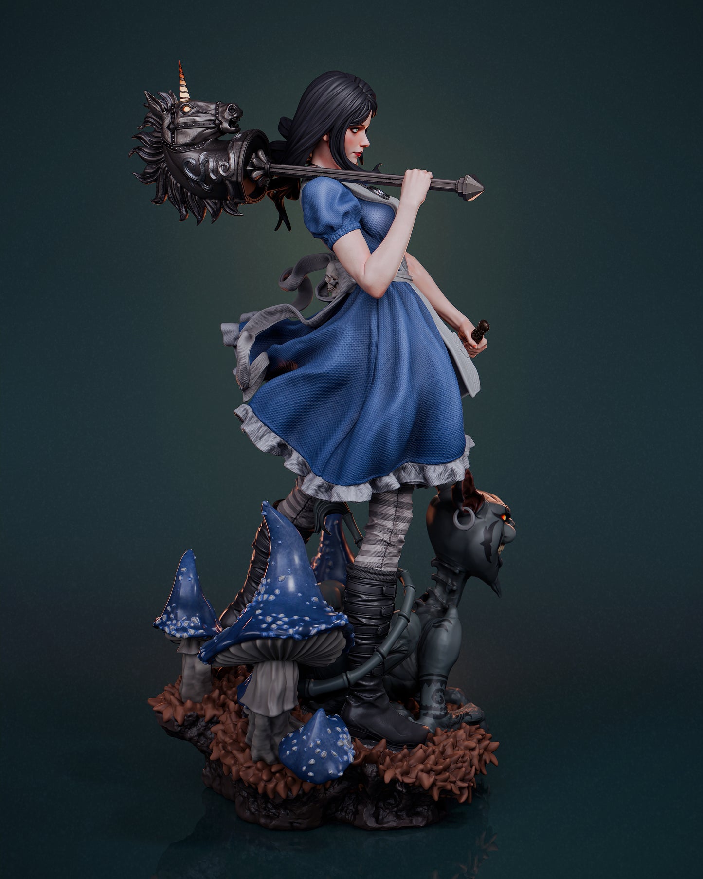 Alice - Unassembled and Unpainted Garage Kit - Model Designed by Abe3D/Davi