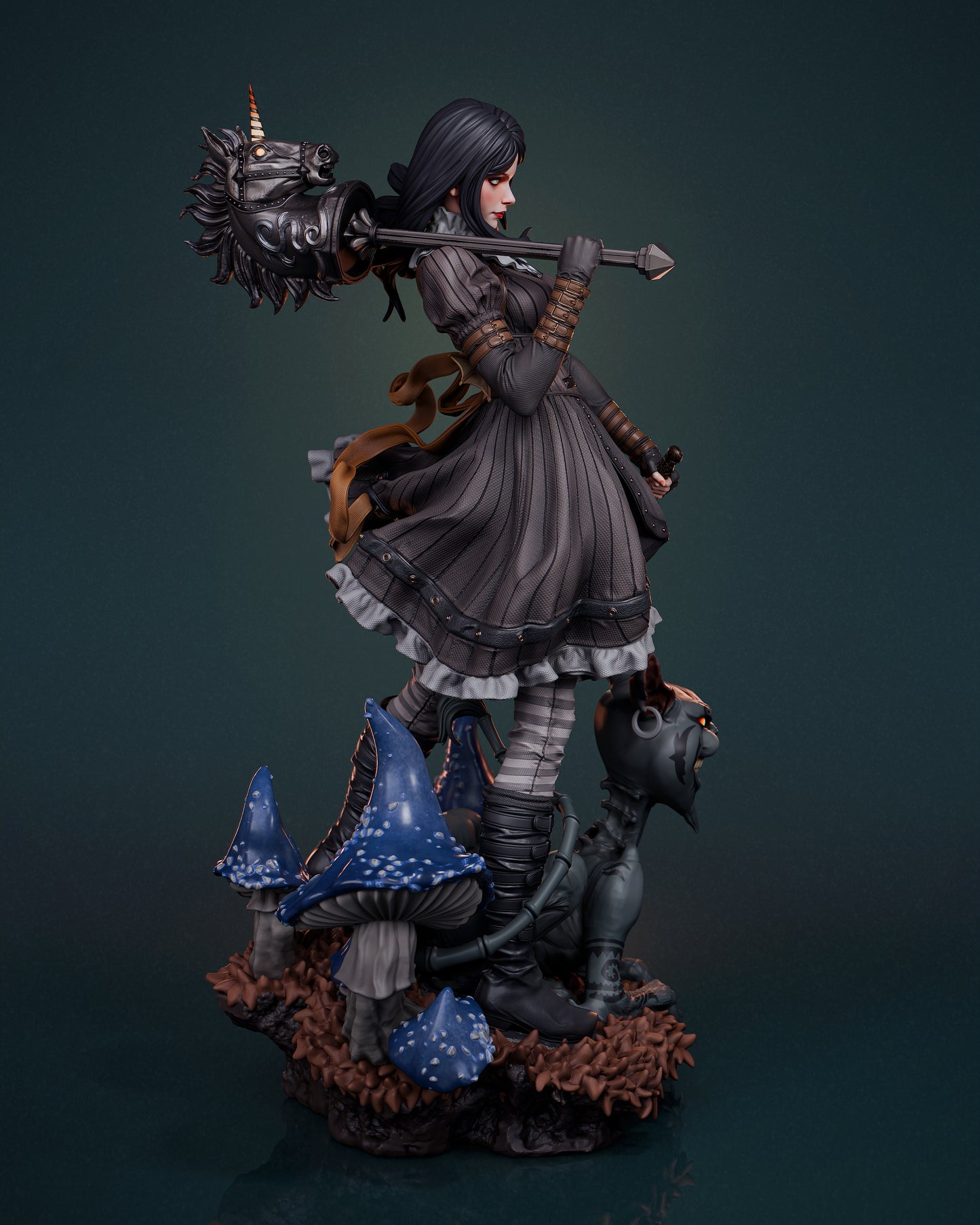 Alice - Unassembled and Unpainted Garage Kit - Model Designed by Abe3D/Davi