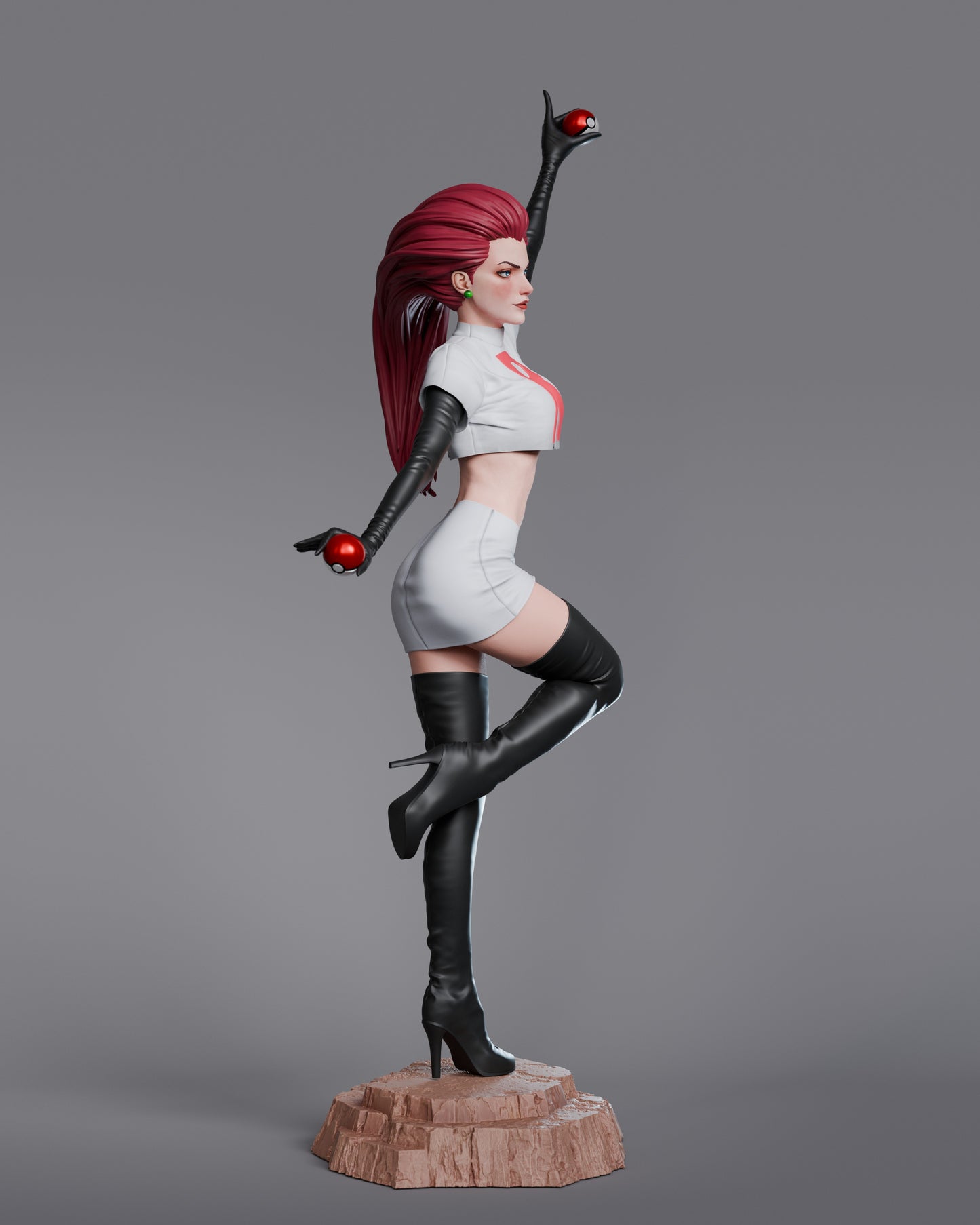 Jessie - Unassembled and Unpainted Garage Kit - Model Designed by Abe3D and LT3D