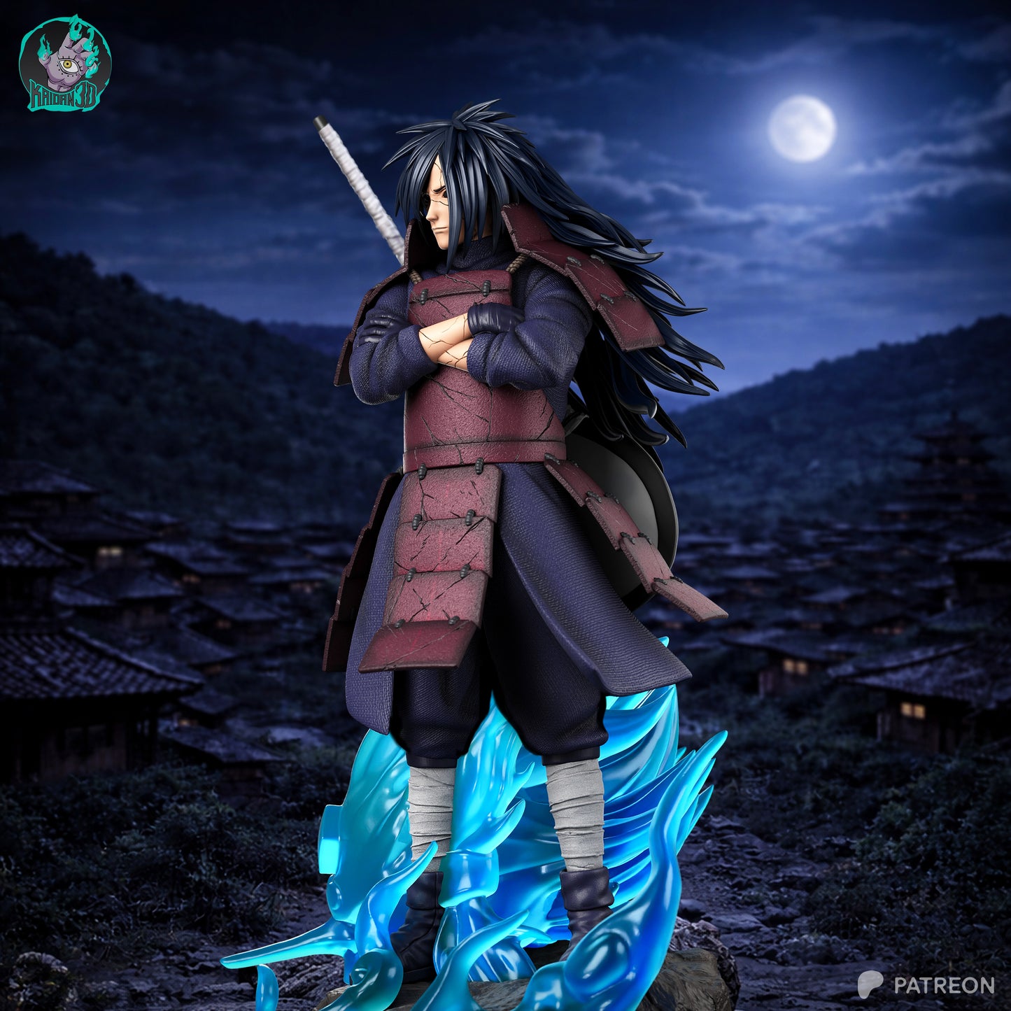 Madara - Unassembled and Unpainted Garage Kit - Model Designed by Kaidan3D