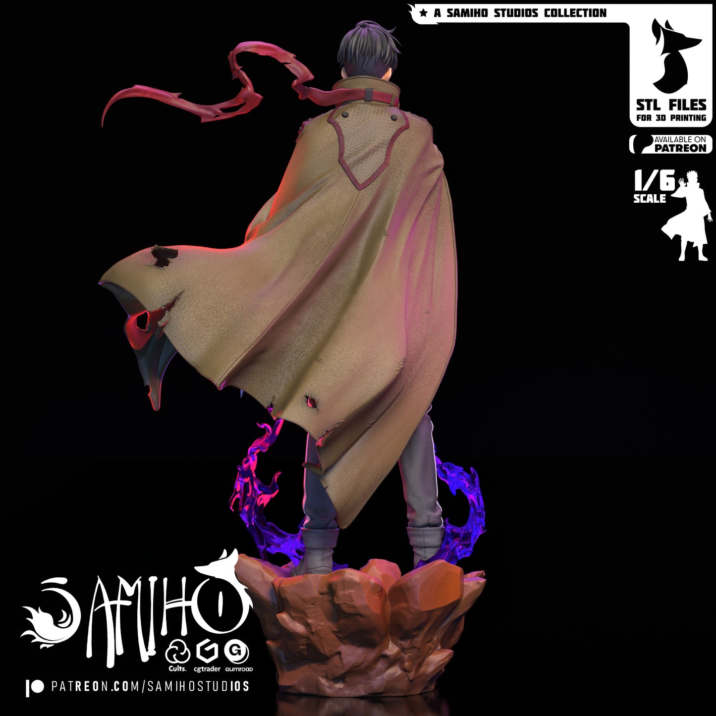 Sung Jin Woo - Unassembled and Unpainted Garage Kit - Model Designed by Samiho Studios