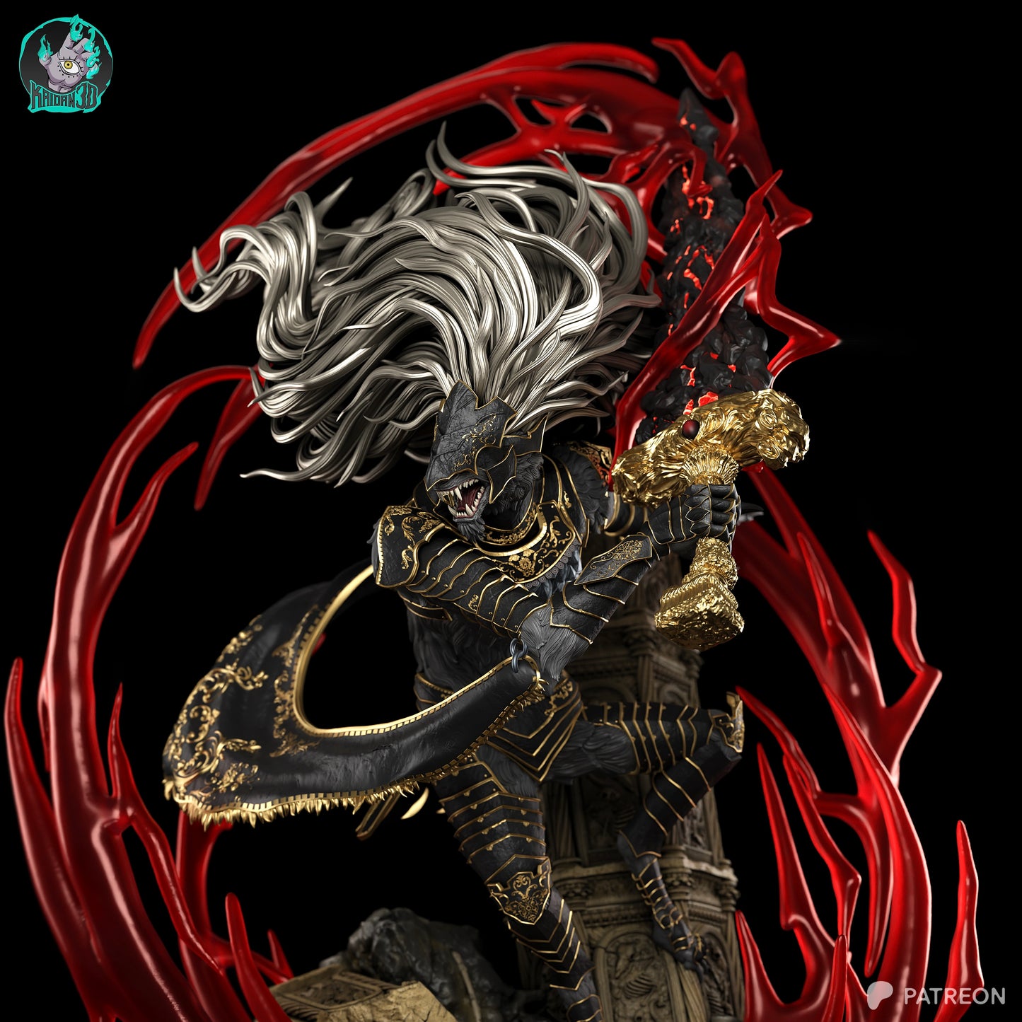 Malikeith - Unassembled and Unpainted Garage Kit - Model Designed by Kaidan 3D