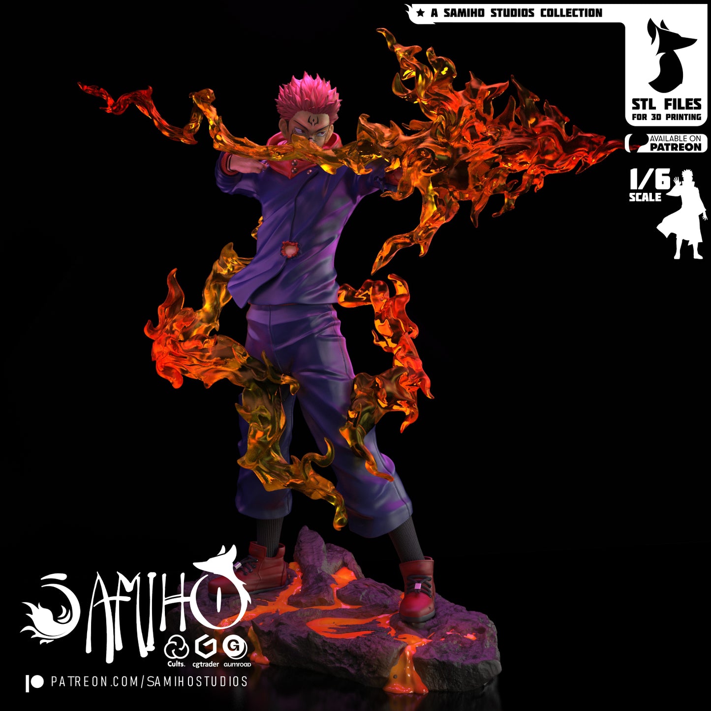 Sakuna - Unassembled and Unpainted Garage Kit - Model Designed by Samiho Studios