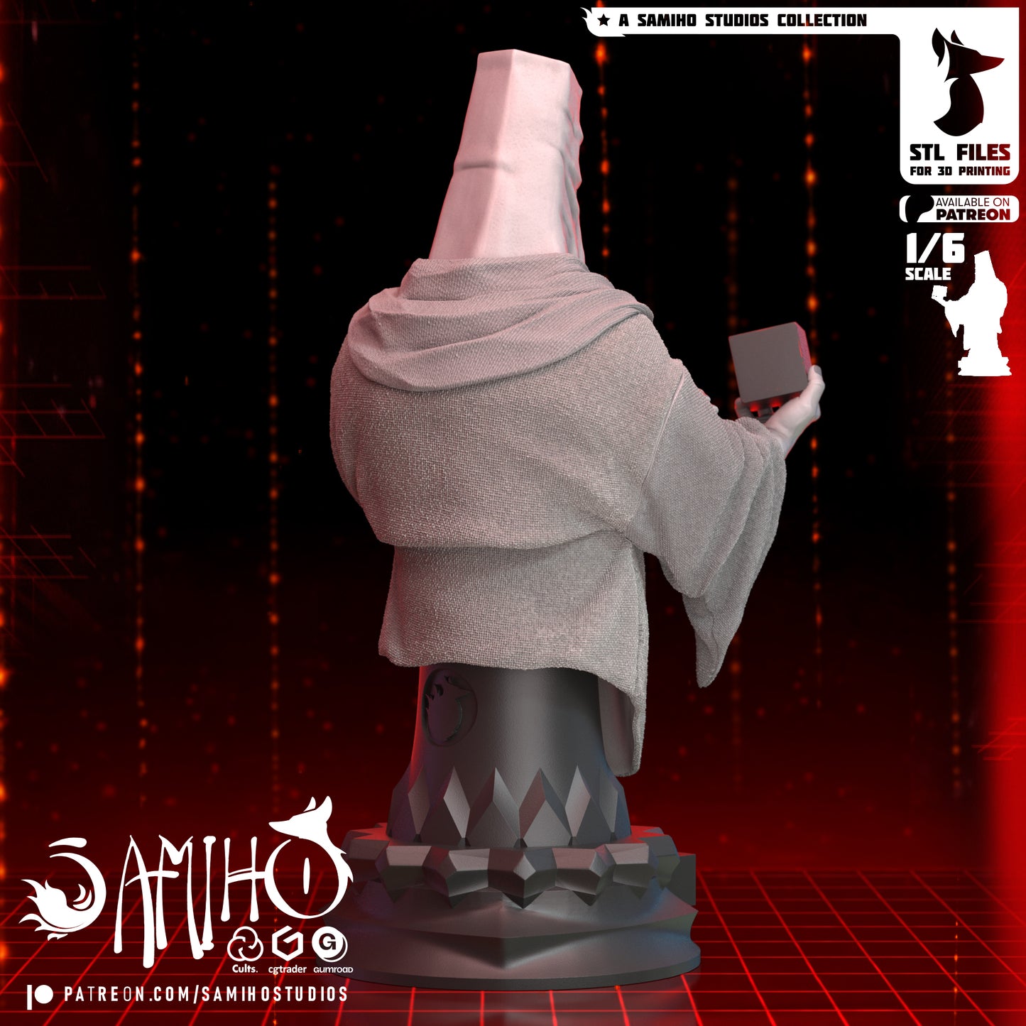 Tengen Bust - Unassembled and Unpainted Garage Kit - Model Designed by Samiho Studios