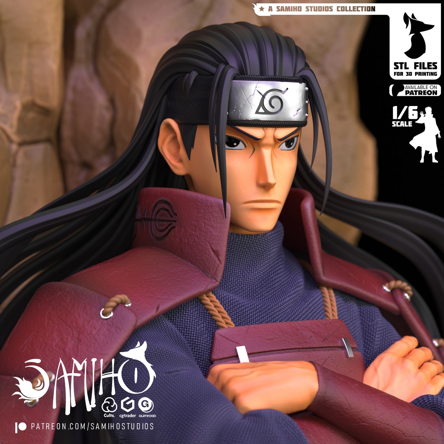 Hashirama - Unassembled and Unpainted Garage Kit - Model Designed by Samiho Studios