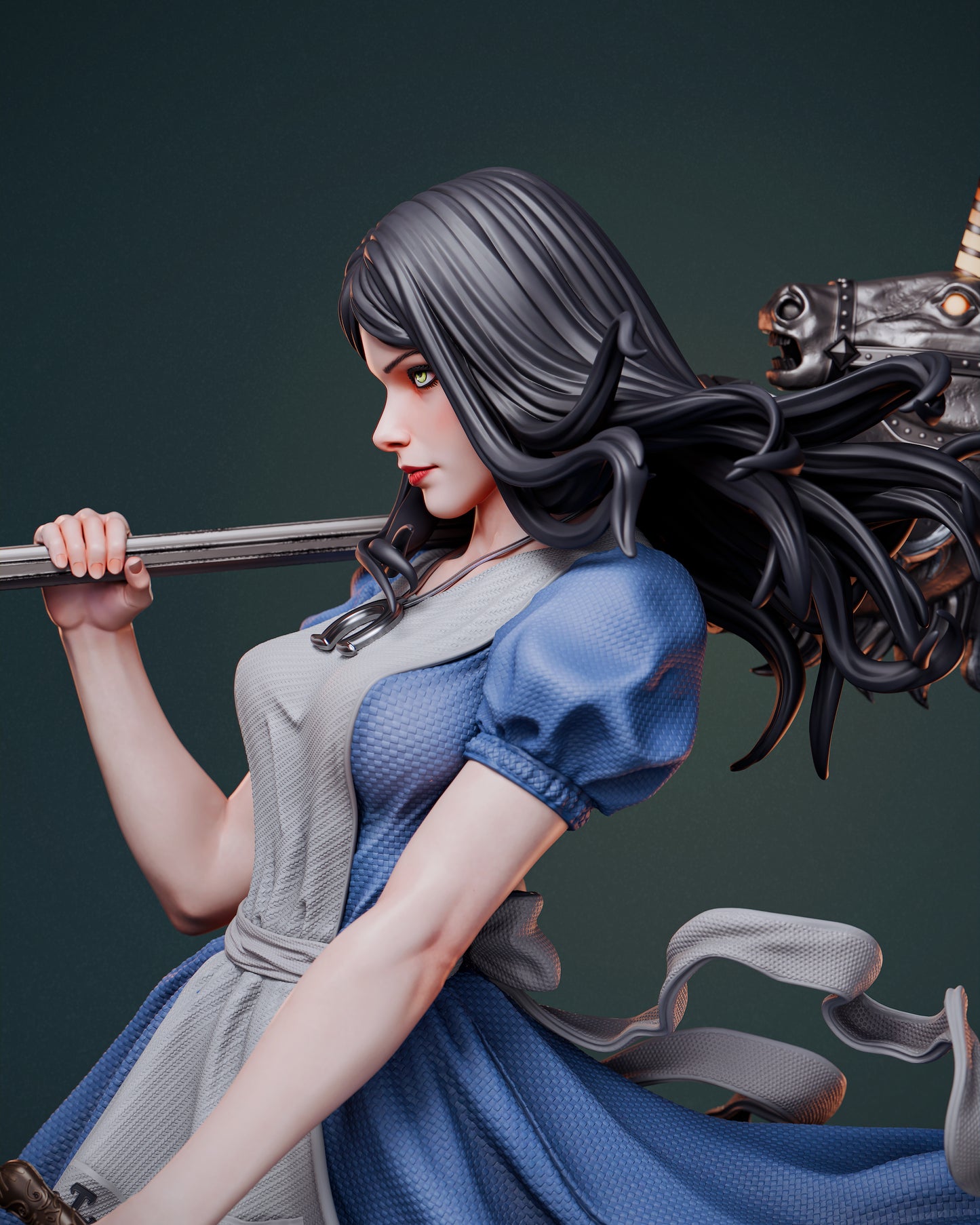 Alice - Unassembled and Unpainted Garage Kit - Model Designed by Abe3D/Davi
