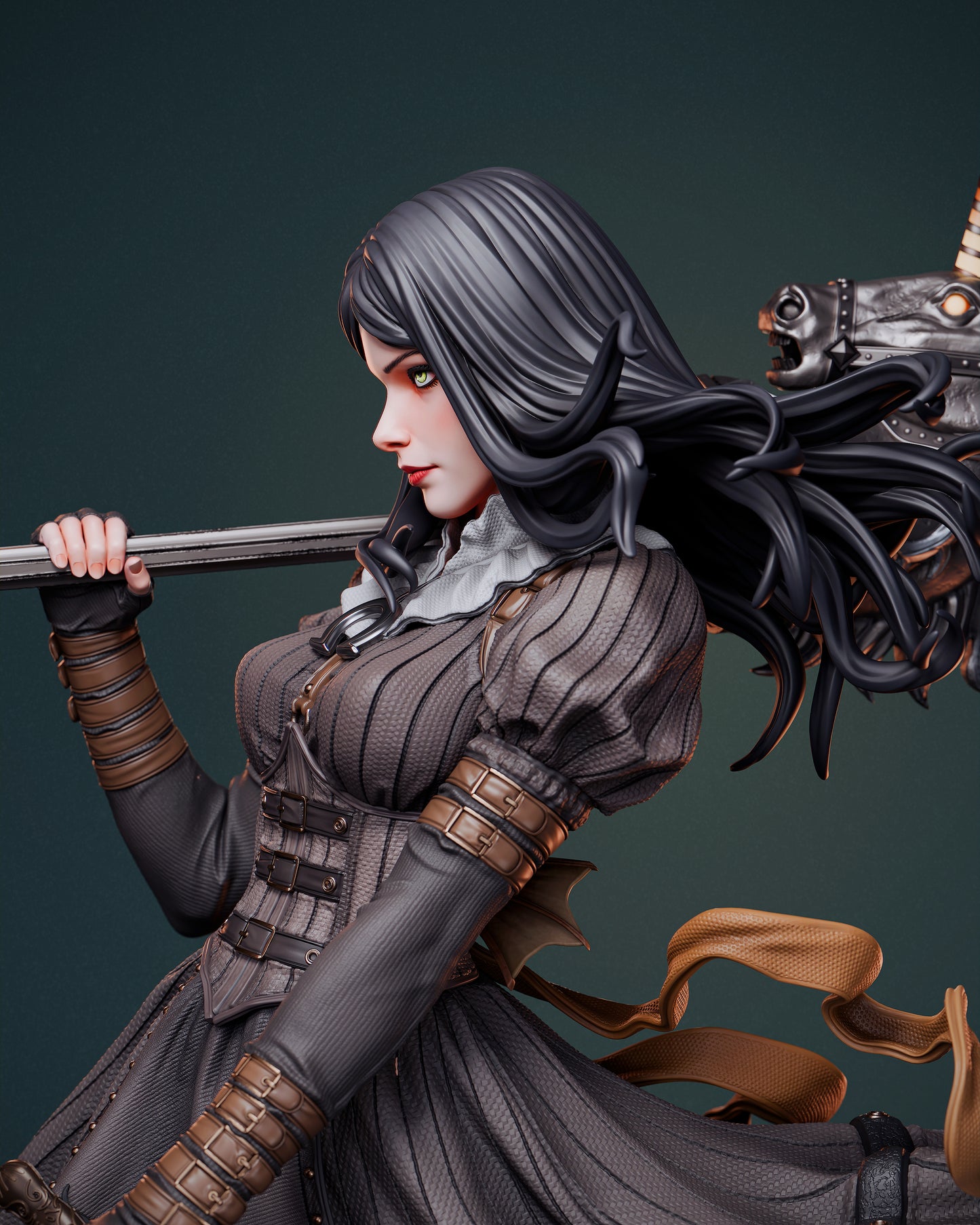 Alice - Unassembled and Unpainted Garage Kit - Model Designed by Abe3D/Davi