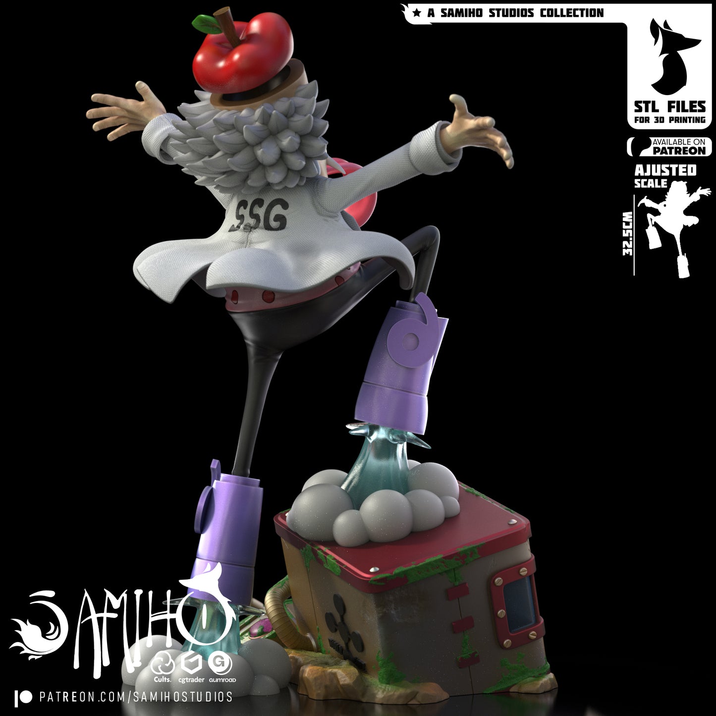 Vegapunk - Unassembled and Unpainted Garage Kit - Model Designed by Samiho Studios