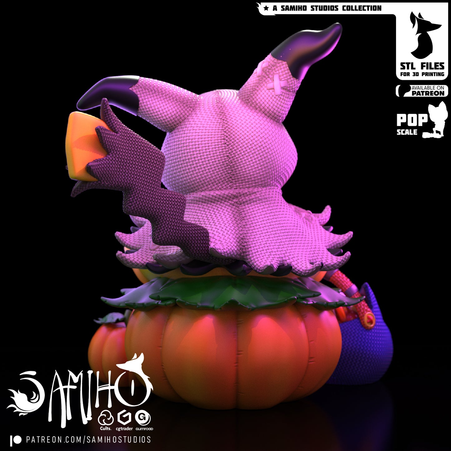 Mimikyu Pikachu - Unassembled and Unpainted Garage Kit - Model Deisgned by Samiho Studios