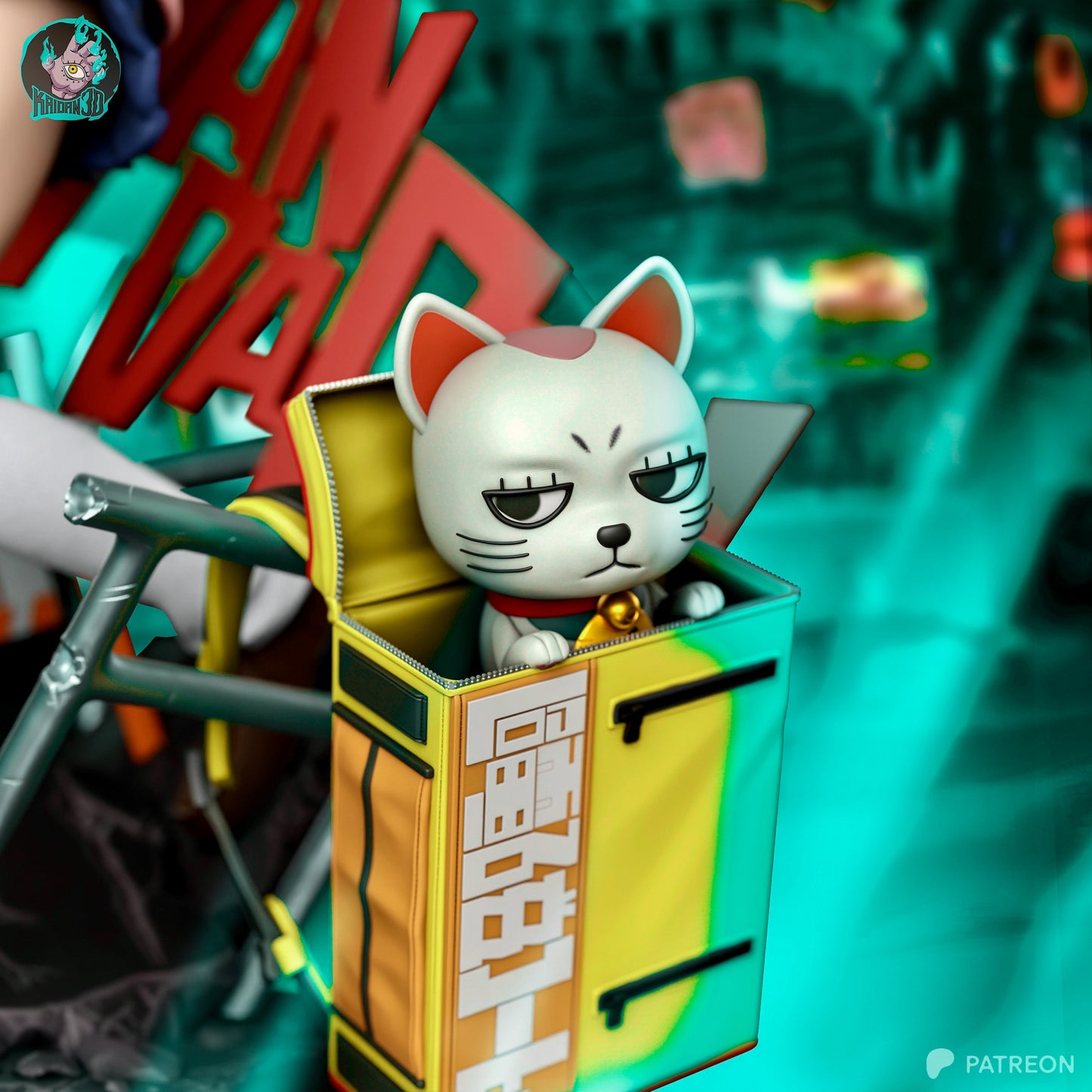 Momo - Unassembled and Unpainted Garage Kit - Model Designed by Kaidan3D