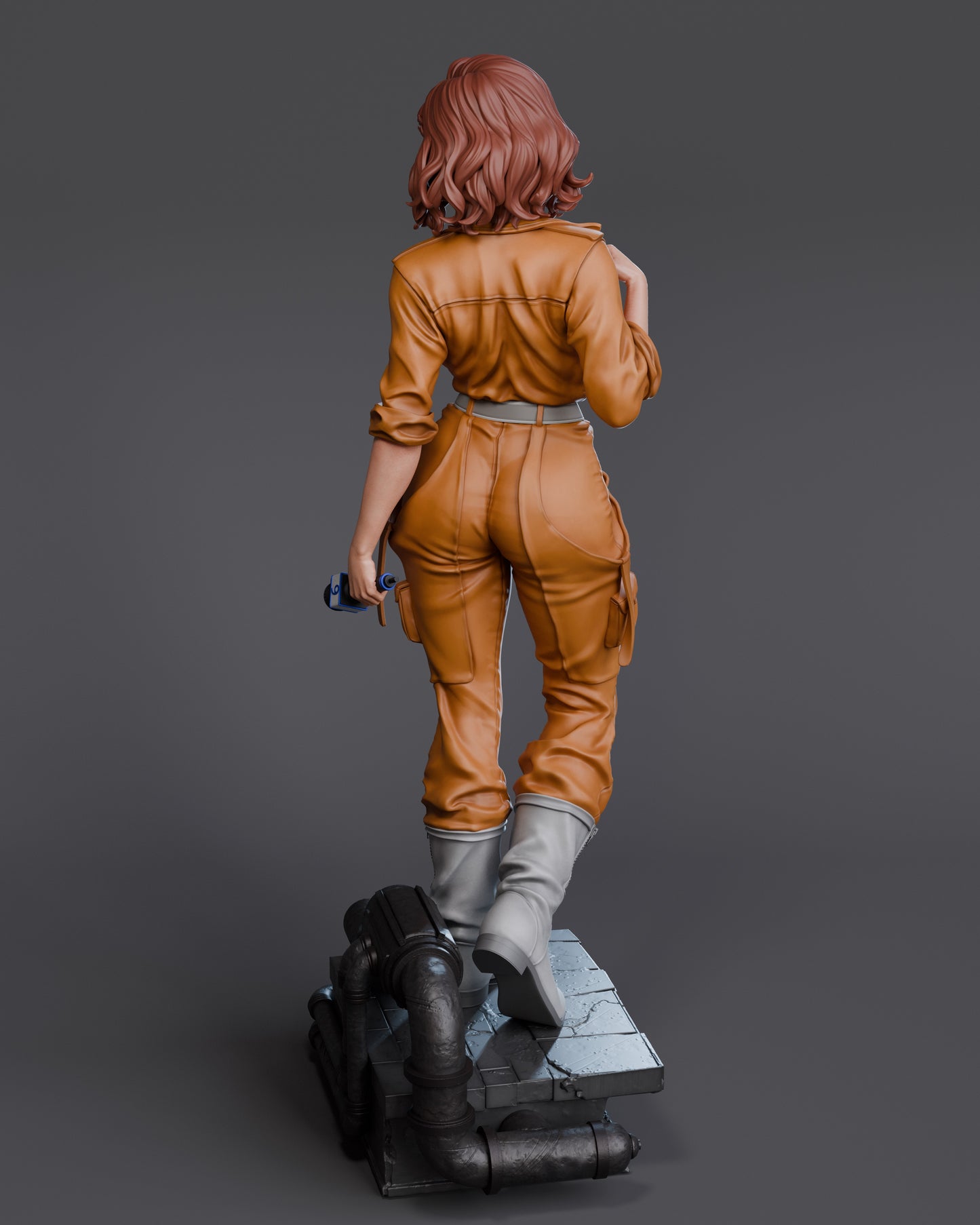 April O'Neil - Unassembled and Unpainted Garage Kit - Model Designed by Abe3d