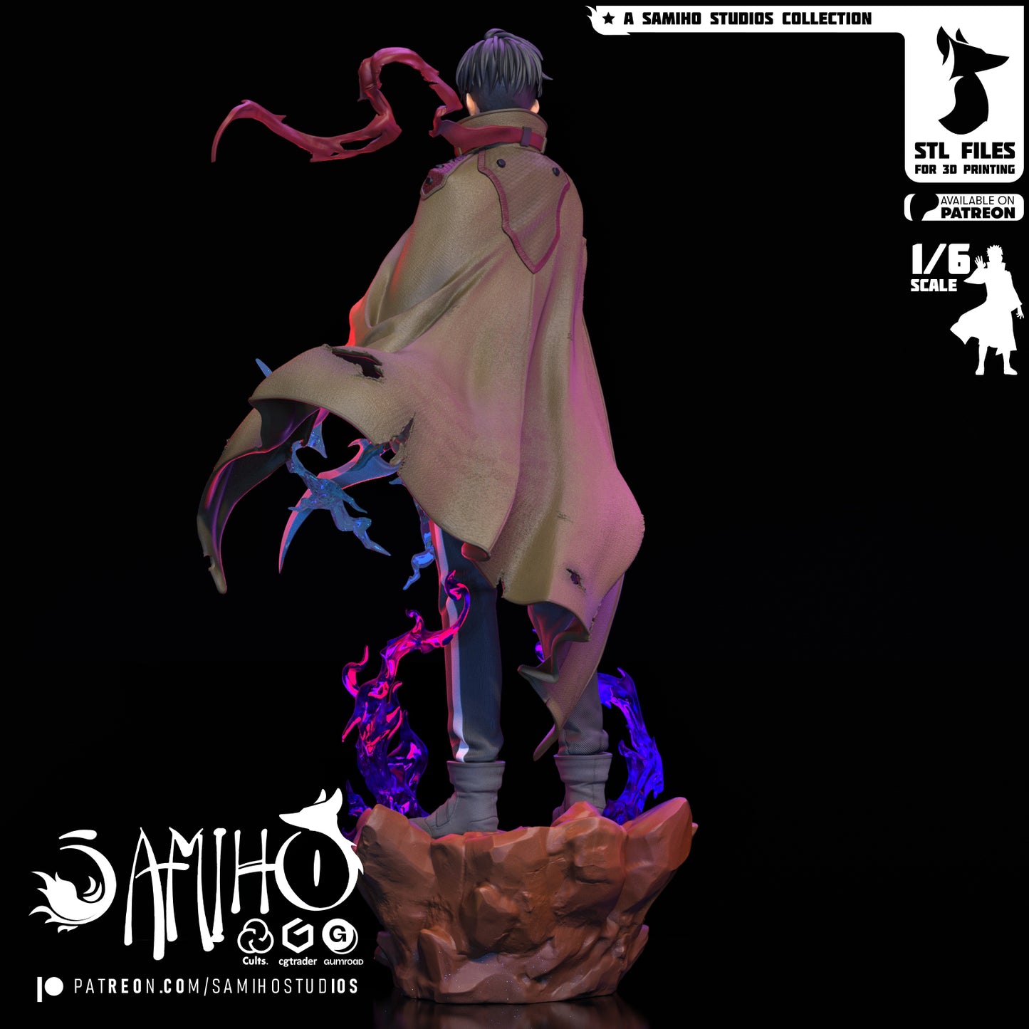 Sung Jin Woo - Unassembled and Unpainted Garage Kit - Model Designed by Samiho Studios
