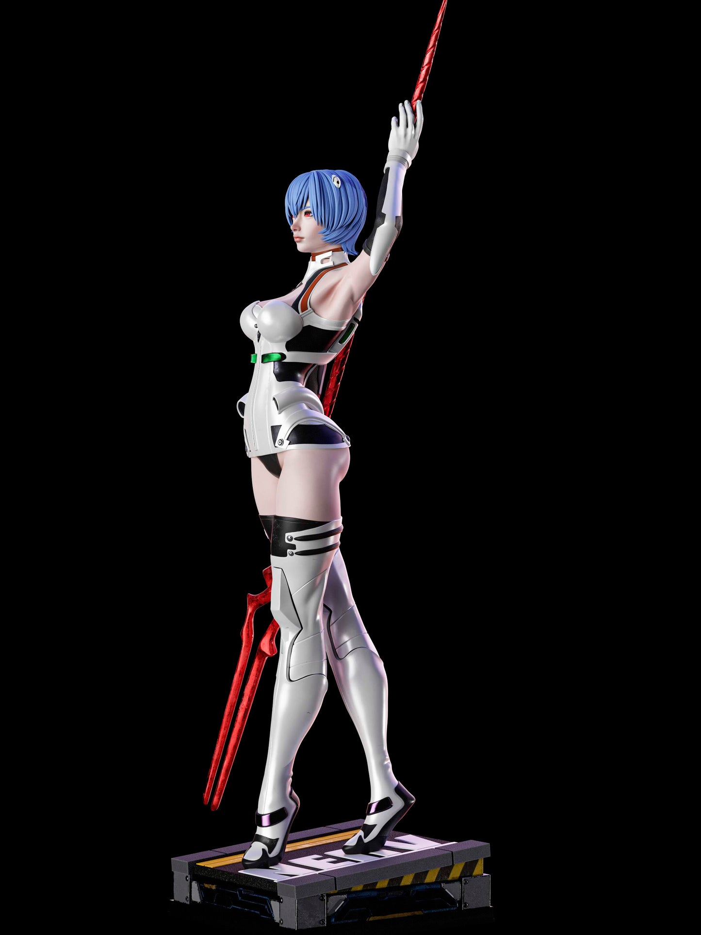 Rei (FACE VARIANT INCLUDED) - Unassembled and Unpainted Garage Kit - Model Designed by Abe3D/Dangelo
