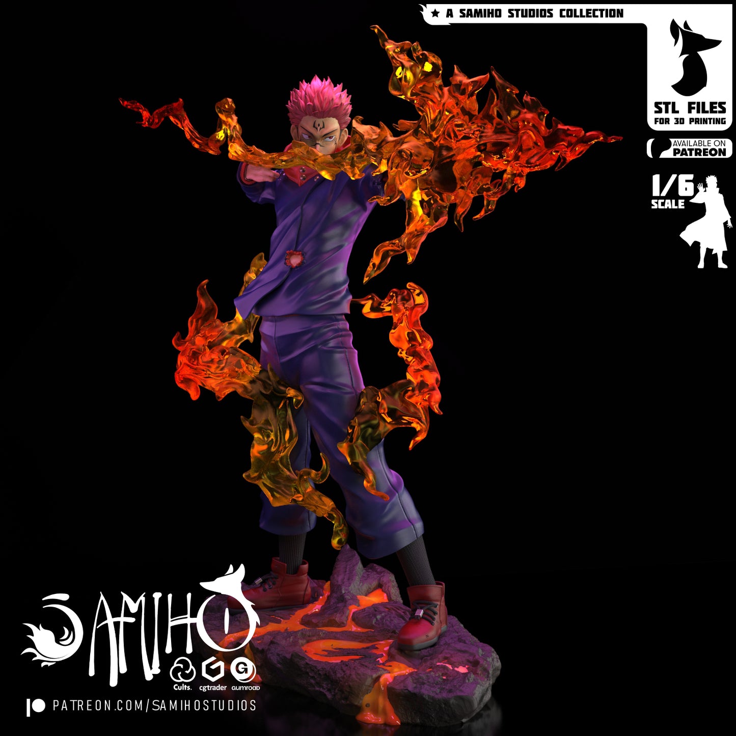 Sakuna - Unassembled and Unpainted Garage Kit - Model Designed by Samiho Studios