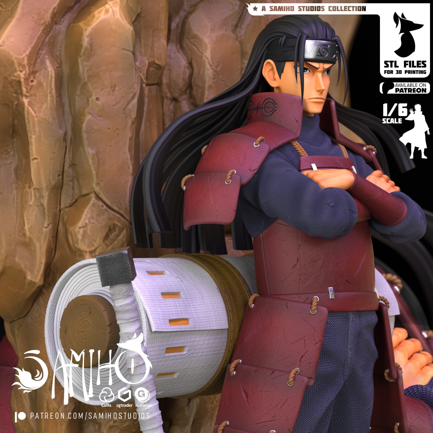 Hashirama - Unassembled and Unpainted Garage Kit - Model Designed by Samiho Studios