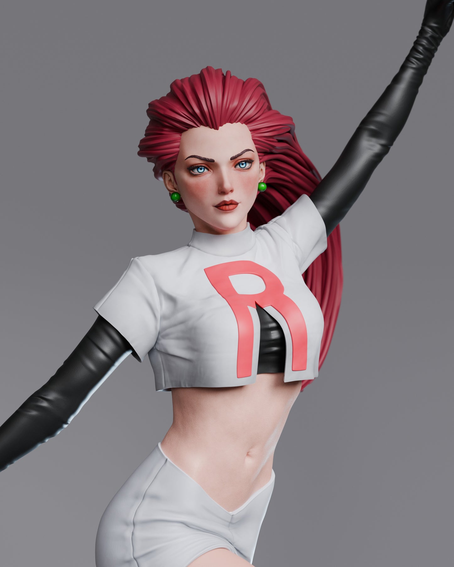 Jessie - Unassembled and Unpainted Garage Kit - Model Designed by Abe3D and LT3D
