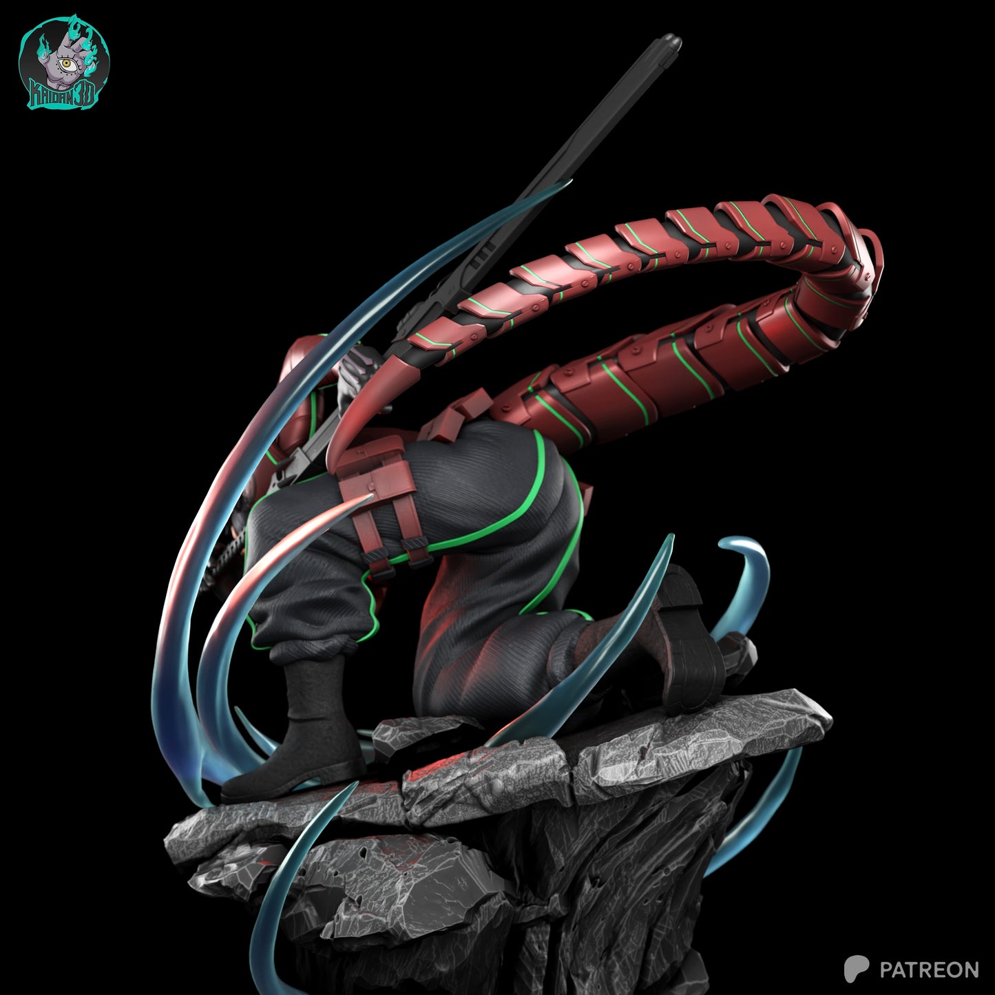 Hoshina - Unassembled and Unpainted Garage Kit - Model Designed by Kaidan 3D