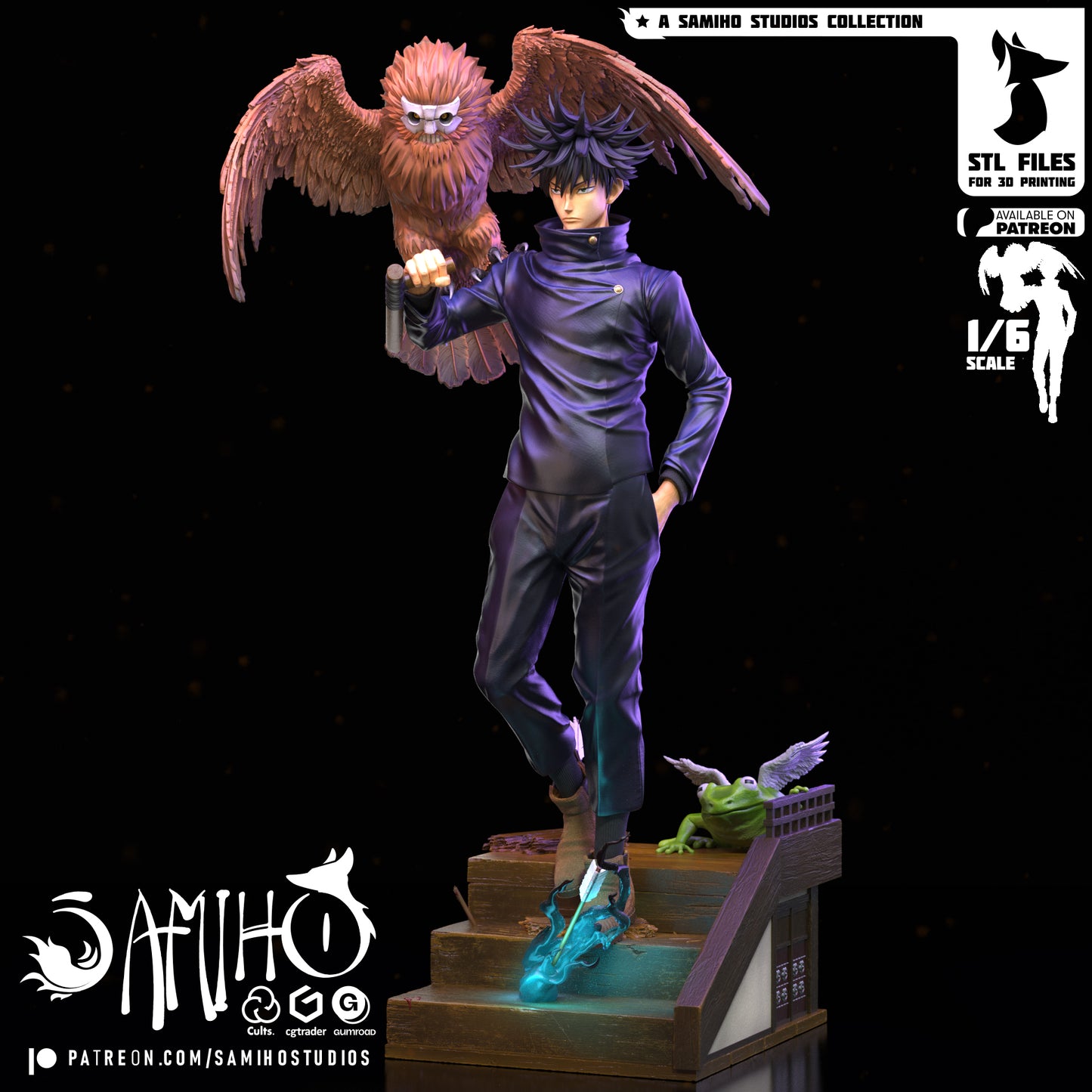 Megumi - Unassembled and Unpainted Garage Kit - Model Designed by Samiho Studios