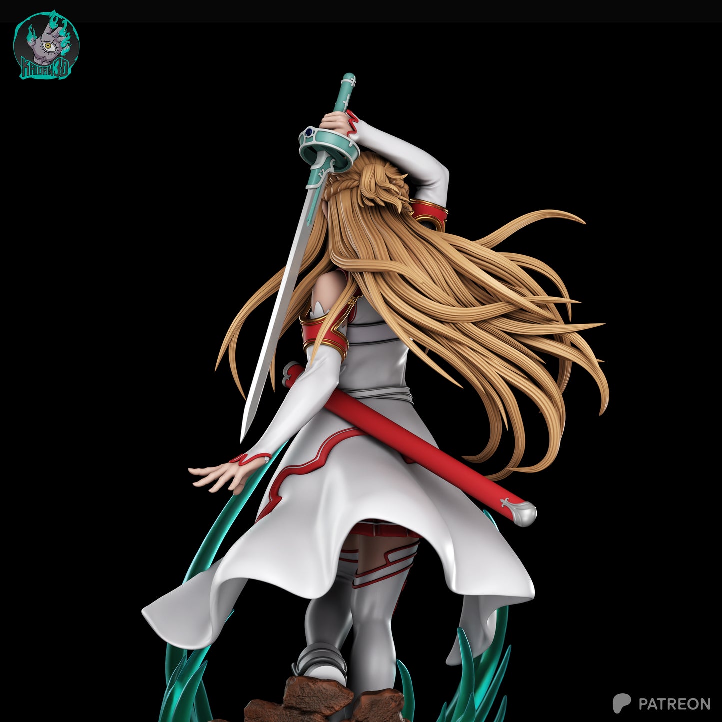 Asuna - Unassembled and Unpainted Garage Kit - Model Designed by Kaidan3D