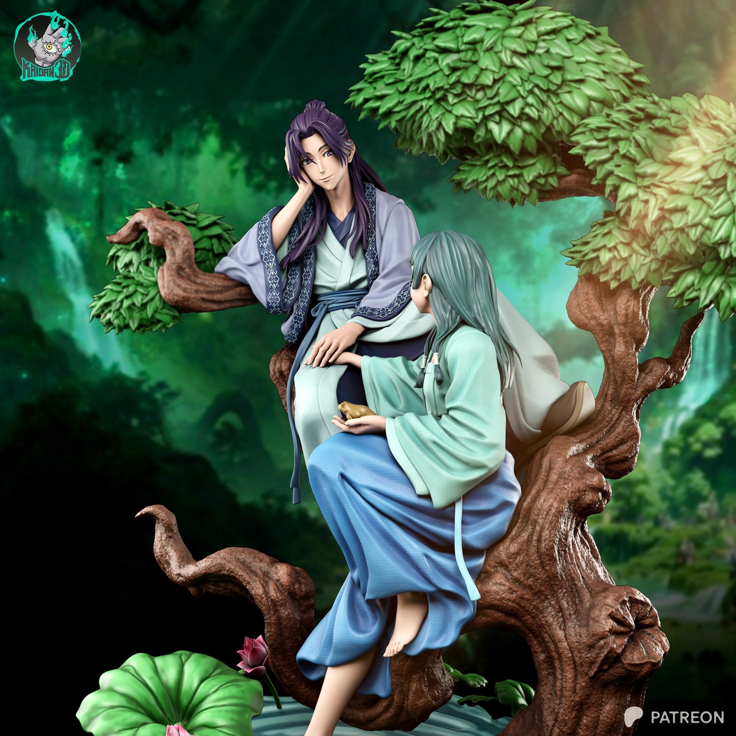 Jinshi x MaoMao - Unassembled and Unpainted Garage Kit - Model Designed by Kaidan3D