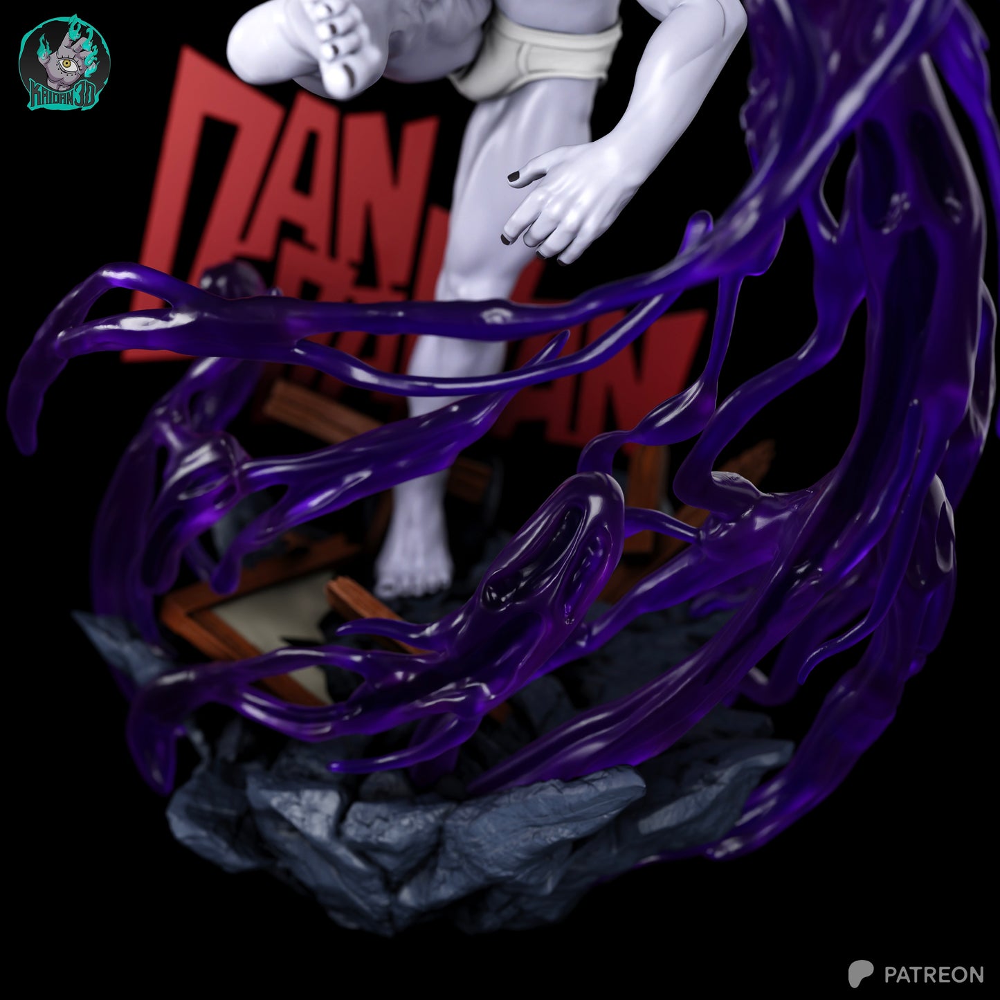 Evil Eye (DanDanDan) - Unassembled and Unpainted Garage Kit - Model Designed by Kaidan 3D