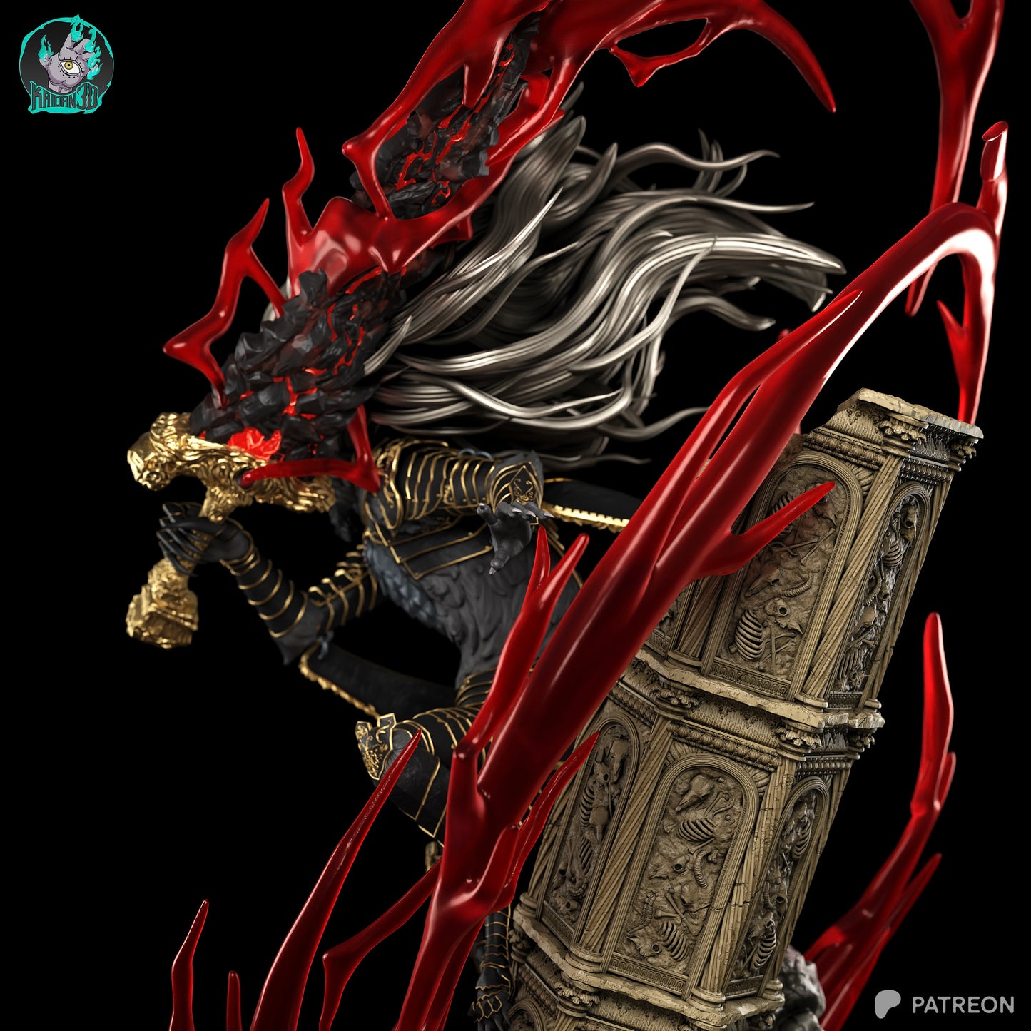 Malikeith - Unassembled and Unpainted Garage Kit - Model Designed by Kaidan 3D