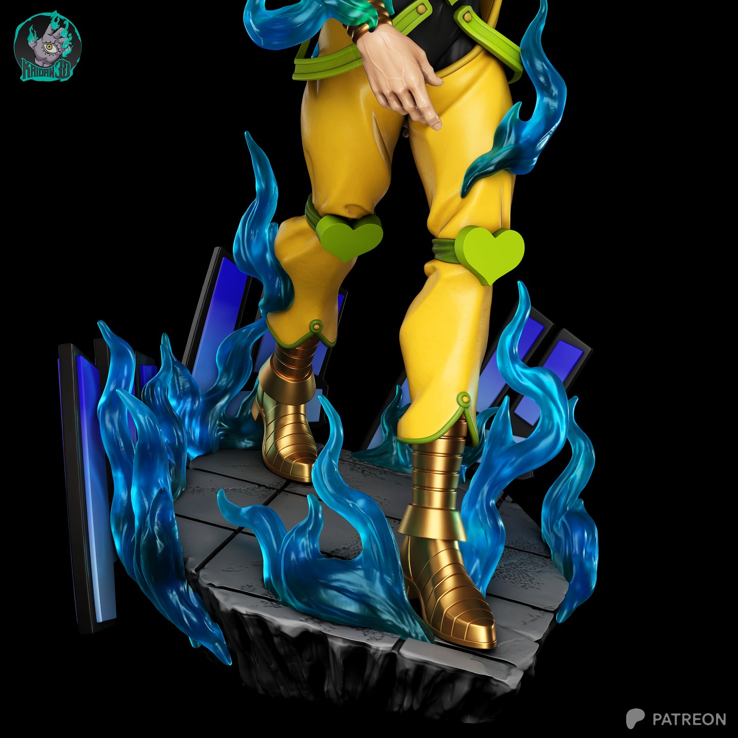 Dio - Unassembled and Unpainted Garage Kit - Model Designed by Kaidan3D