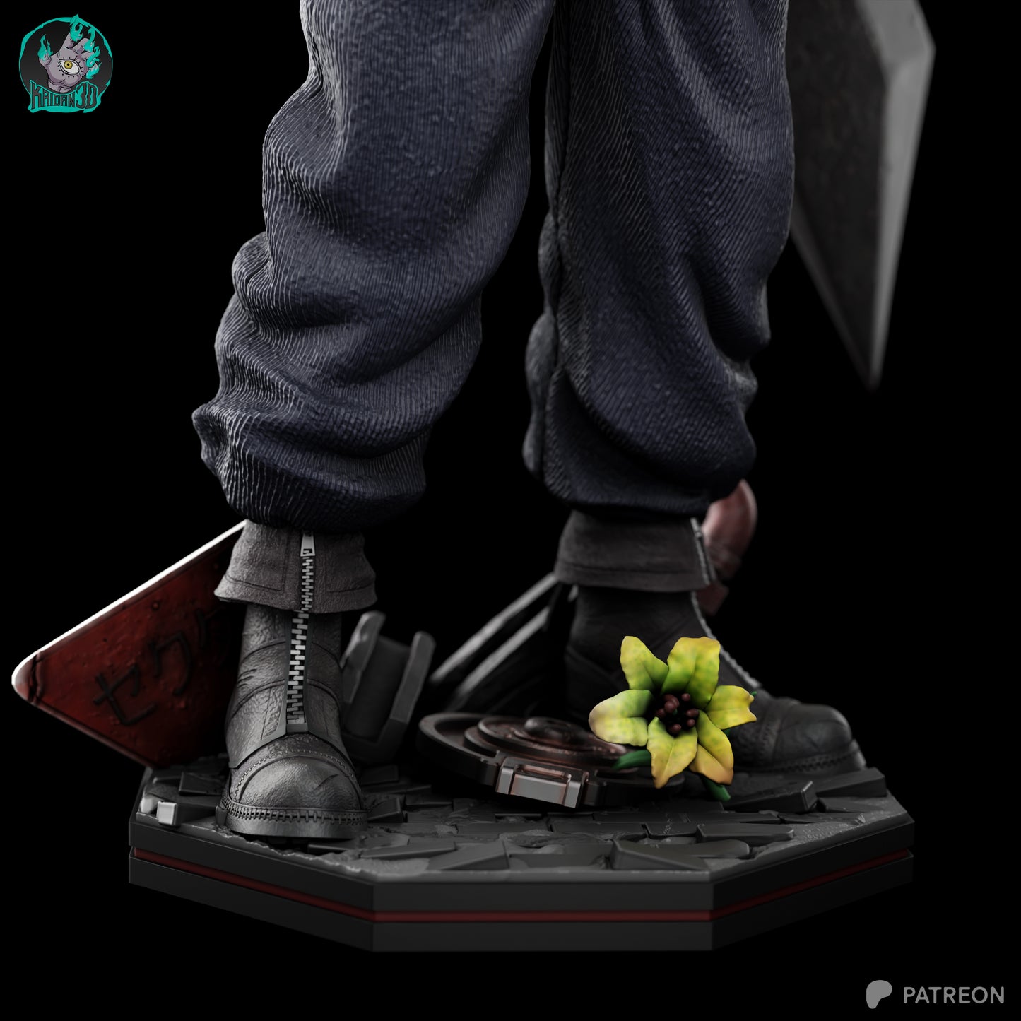 Cloud - Unassembled and Unpainted Garage Kit - Model Designed by Kaidan 3D