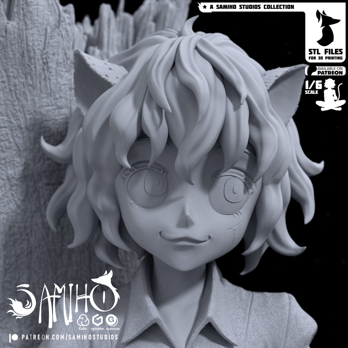 Neferpitou - Unassembled and Unpainted Garage Kit - Model Designed by Samiho Studios