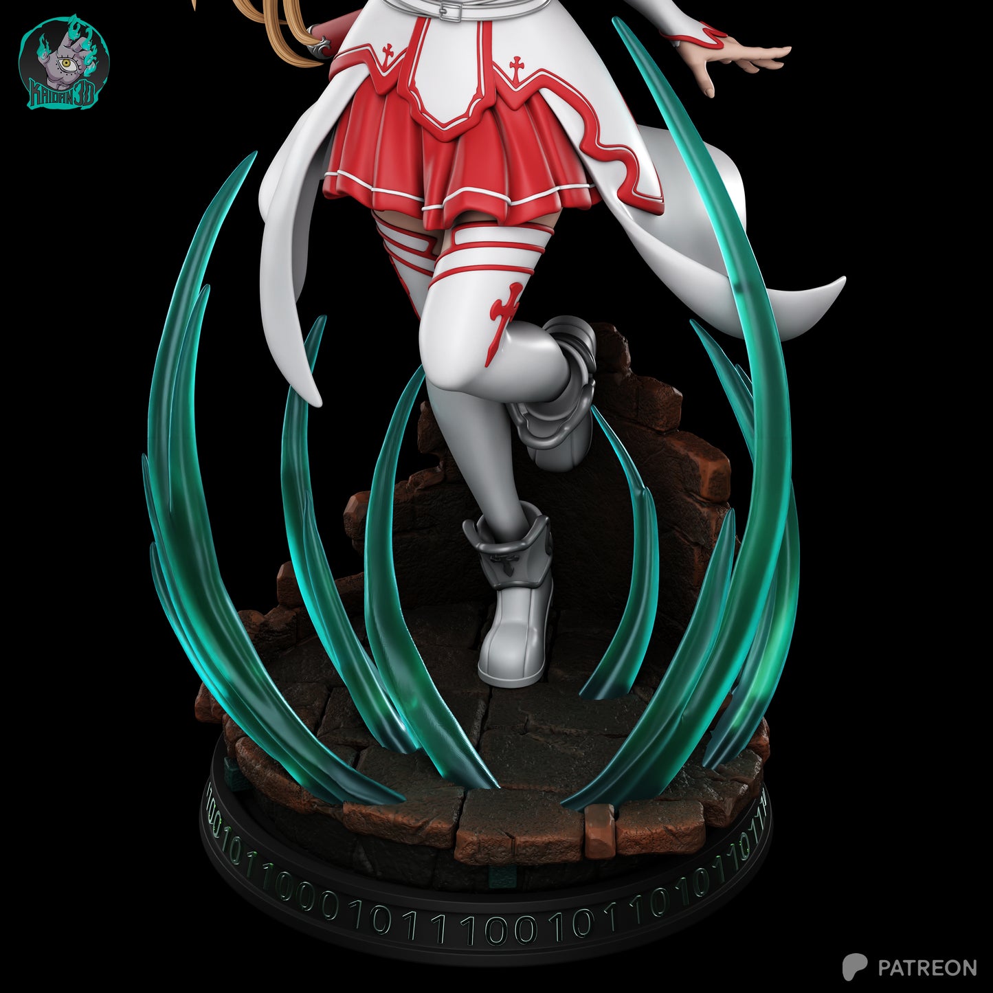Asuna - Unassembled and Unpainted Garage Kit - Model Designed by Kaidan3D