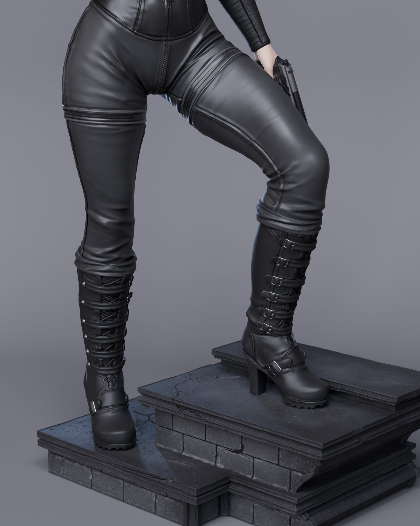 Selene (Underworld) - Unassembled and Unpainted Garage Kit - Model Designed by Abe3d and Davi