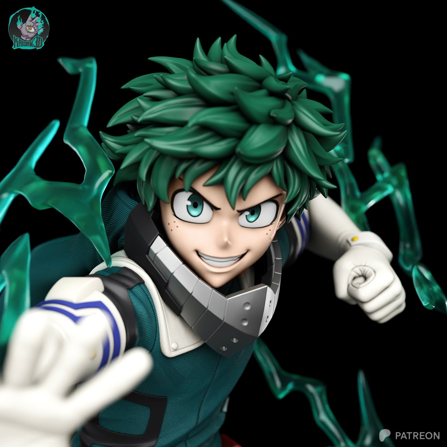Midoriya (Deku) - Unassembled and Unpainted Garage Kit - Model Designed by Kaidan3D