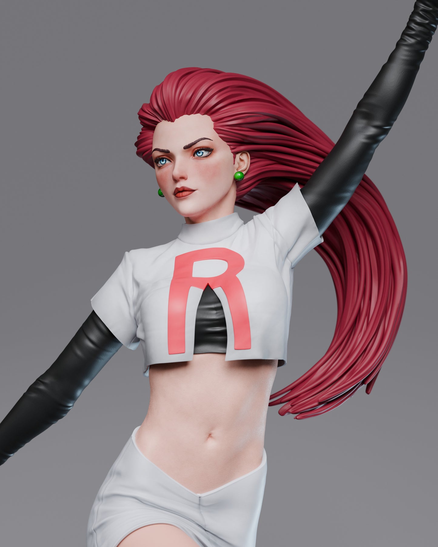 Jessie - Unassembled and Unpainted Garage Kit - Model Designed by Abe3D and LT3D