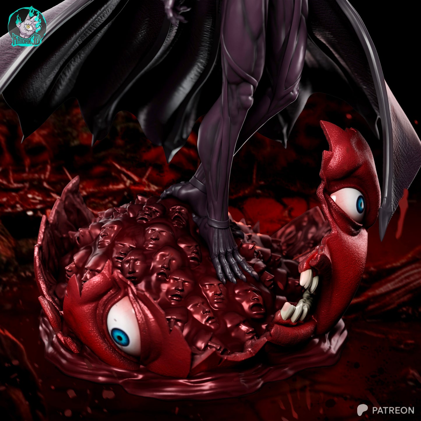 Femto - Unassembled and Unpainted Garage Kit - Model Designed by Kaidan 3D