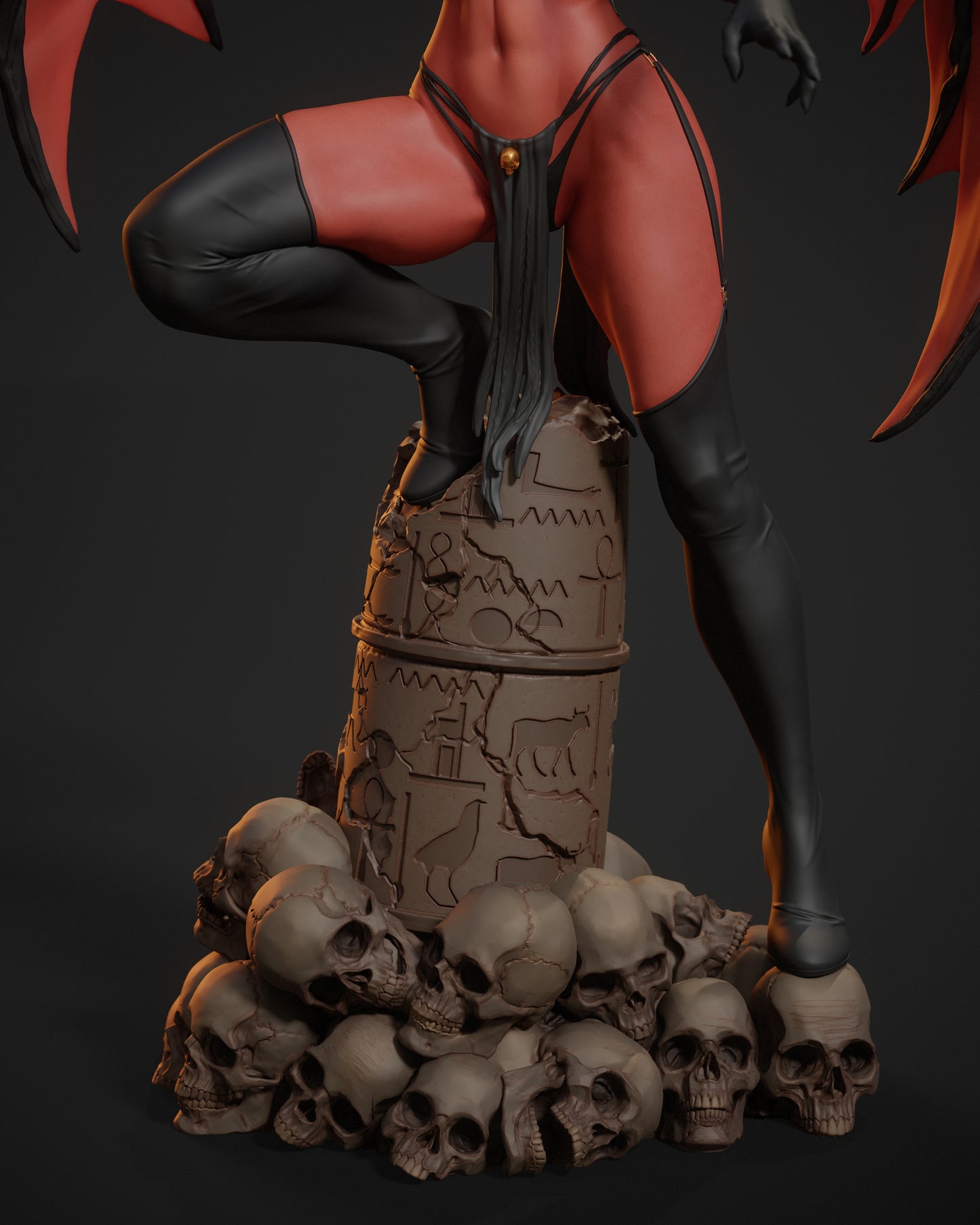 Purgatori - Unassembled and Unpainted Garage Kit - Model Designed by Abe3d