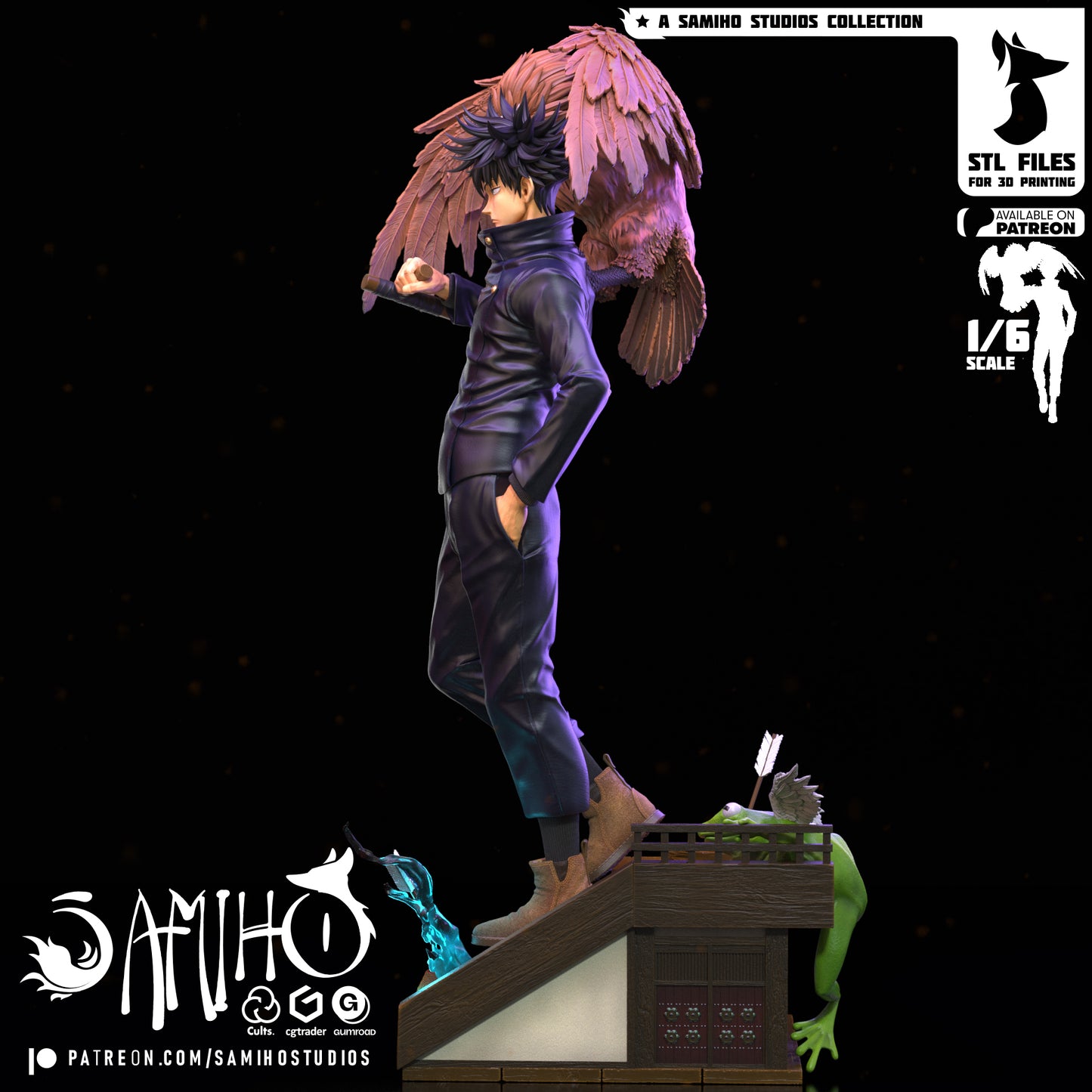 Megumi - Unassembled and Unpainted Garage Kit - Model Designed by Samiho Studios