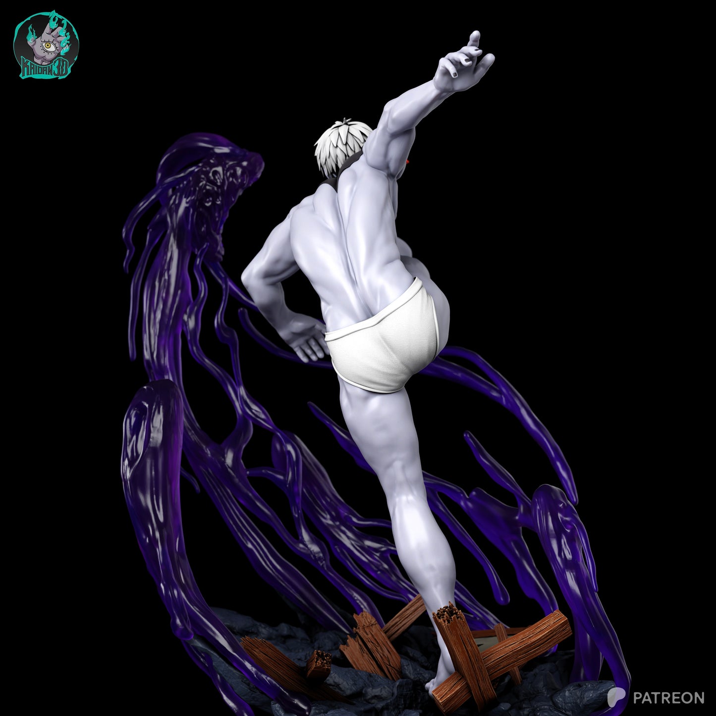 Evil Eye (DanDanDan) - Unassembled and Unpainted Garage Kit - Model Designed by Kaidan 3D