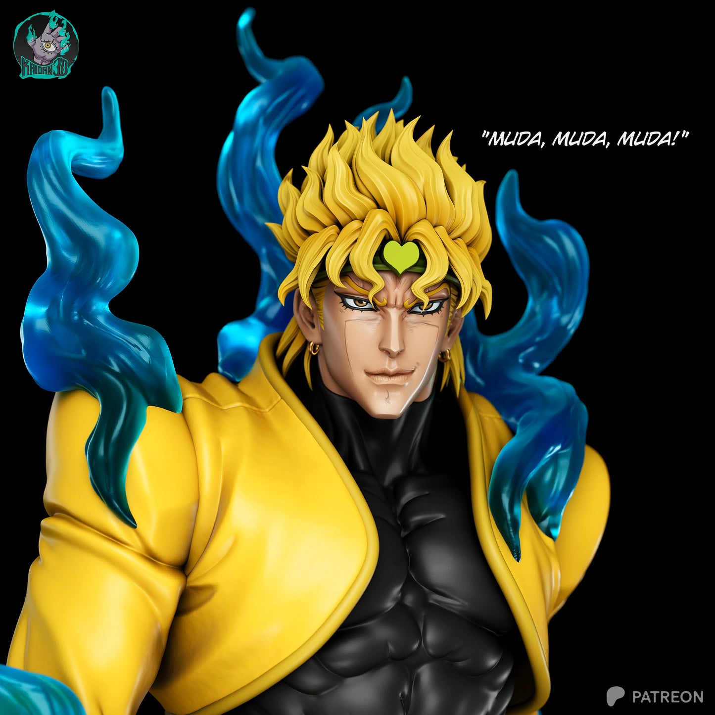 Dio - Unassembled and Unpainted Garage Kit - Model Designed by Kaidan3D