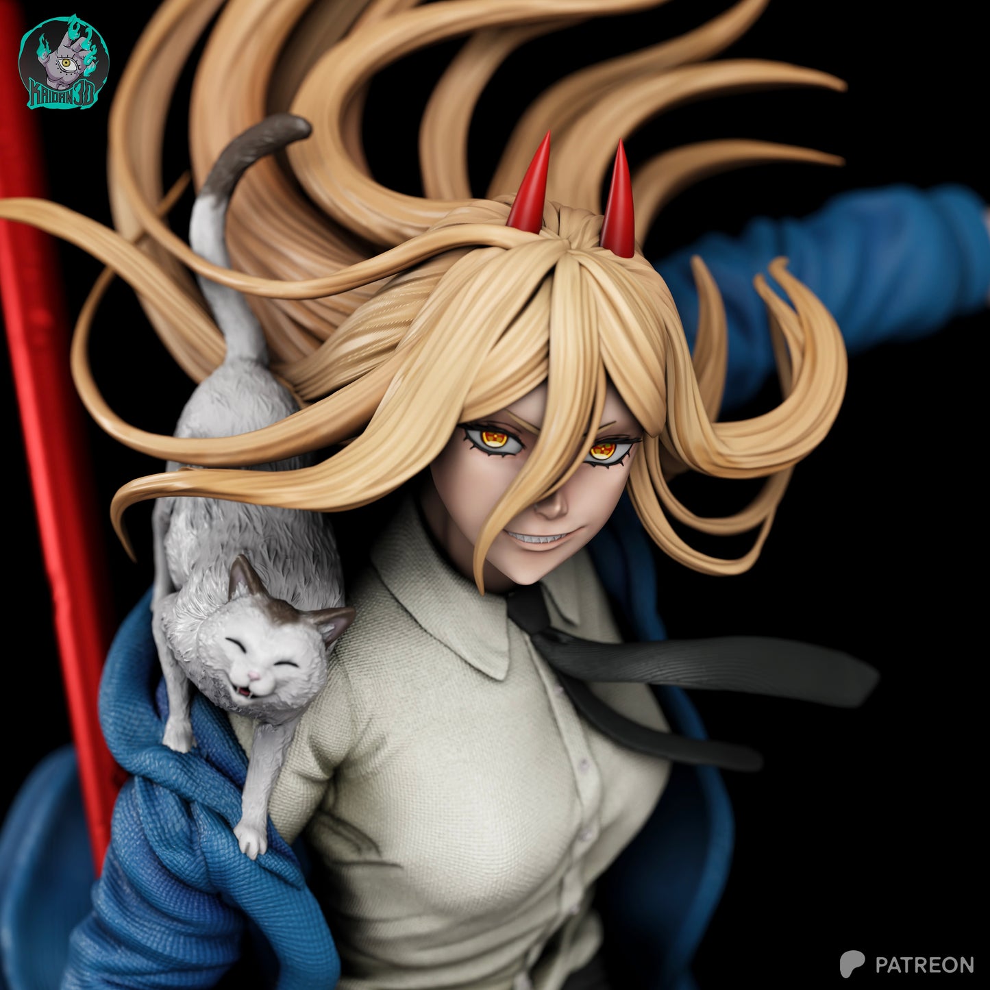Power - Unassembled and Unpainted Garage Kit - Model Designed by Kaidan3D