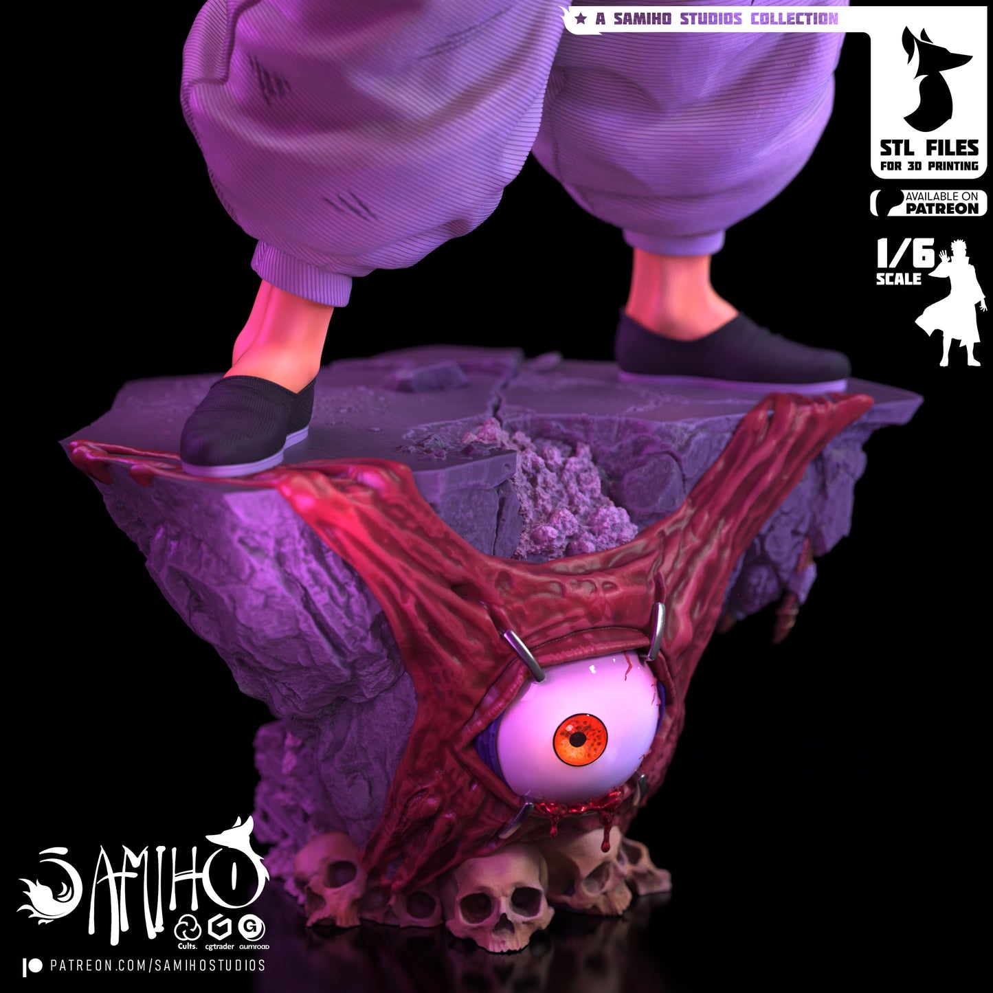 Satoru Gojo - Unassembled and Unpainted Garage Kit - Model Designed by Samiho Studios