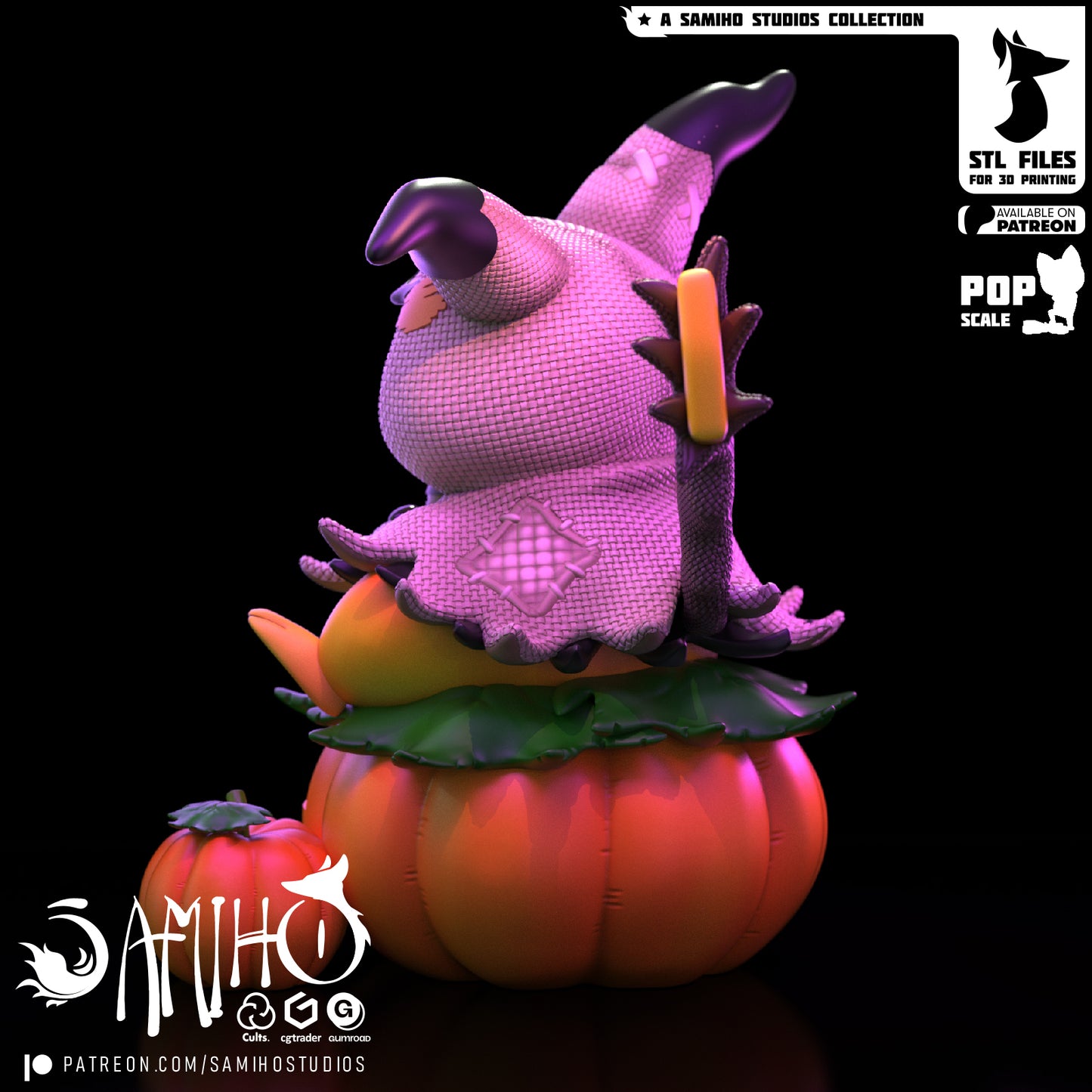 Mimikyu Pikachu - Unassembled and Unpainted Garage Kit - Model Deisgned by Samiho Studios