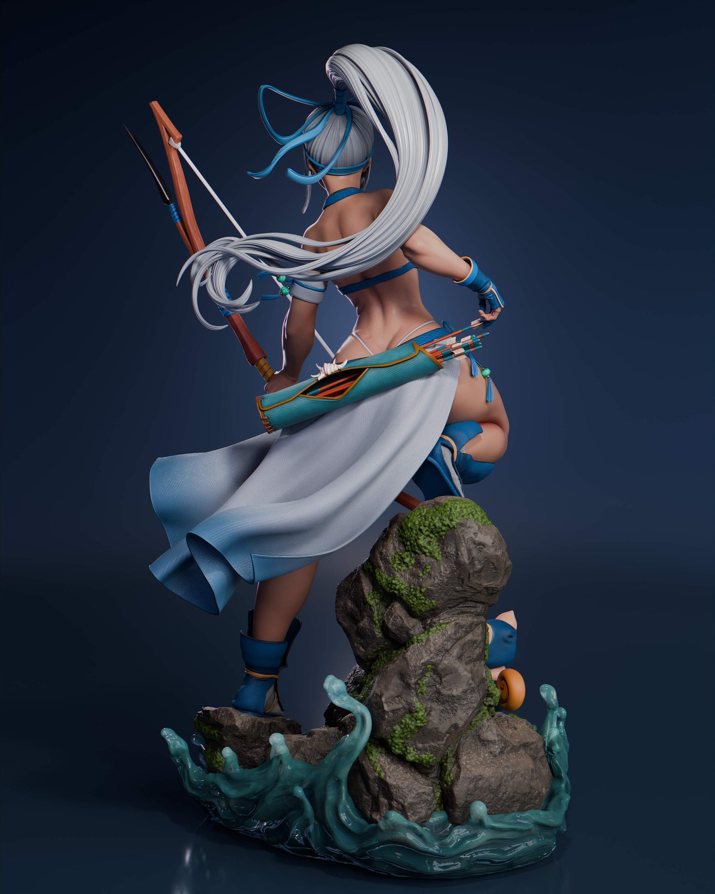 Mina - Unassembled and Unpainted Garage Kit - Model Designed by Abe3D/Davi