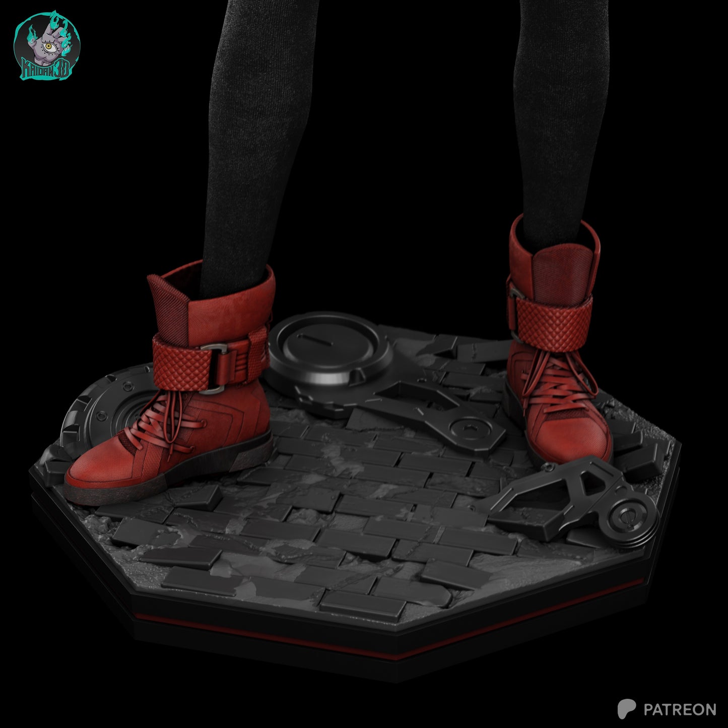 Tifa Lockhart - Unassembled and Unpainted Garage Kit - Model Designed by Kaidan3D